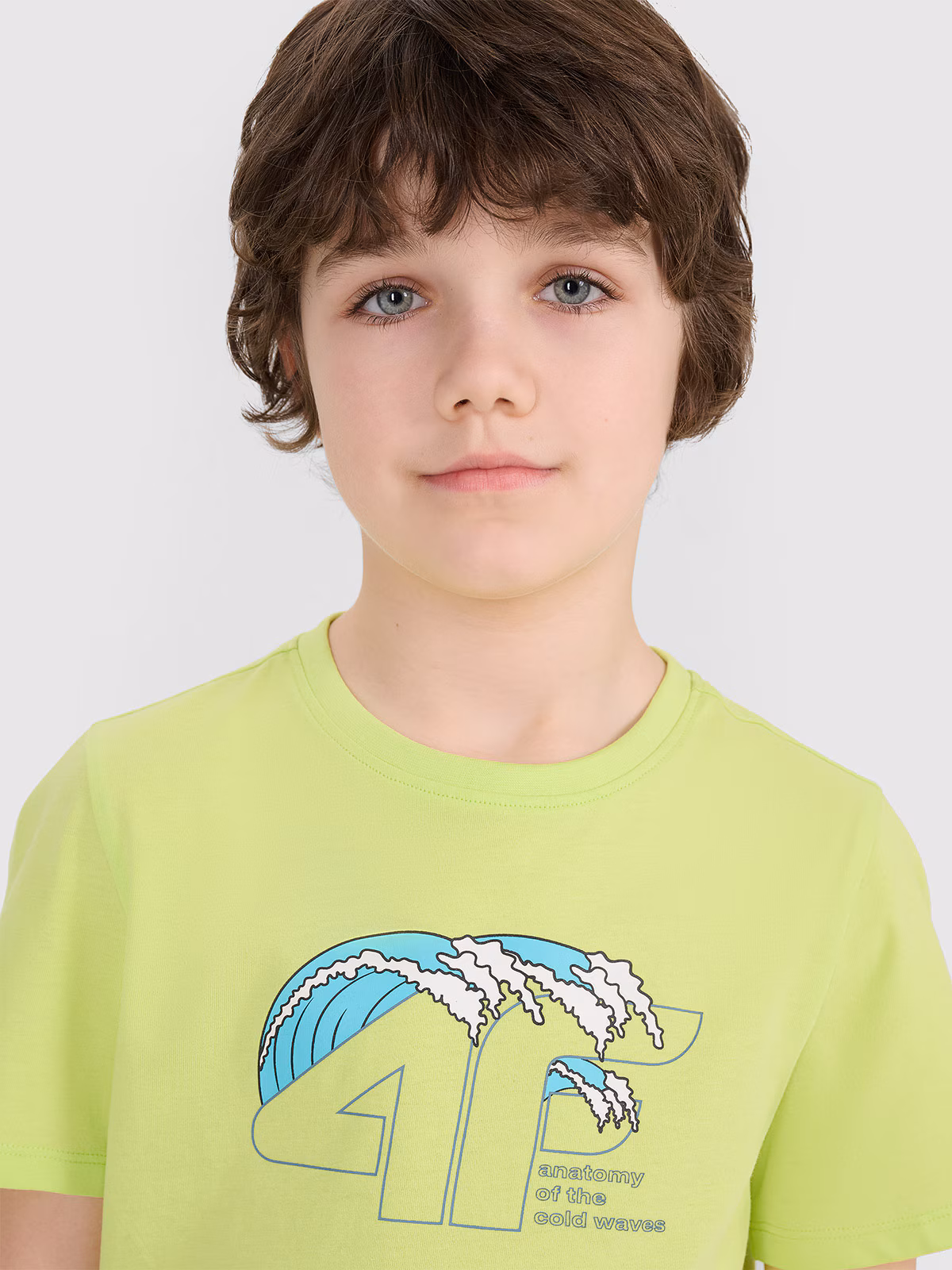 T-shirt regular z nadrukiem chłopięcy - zielony