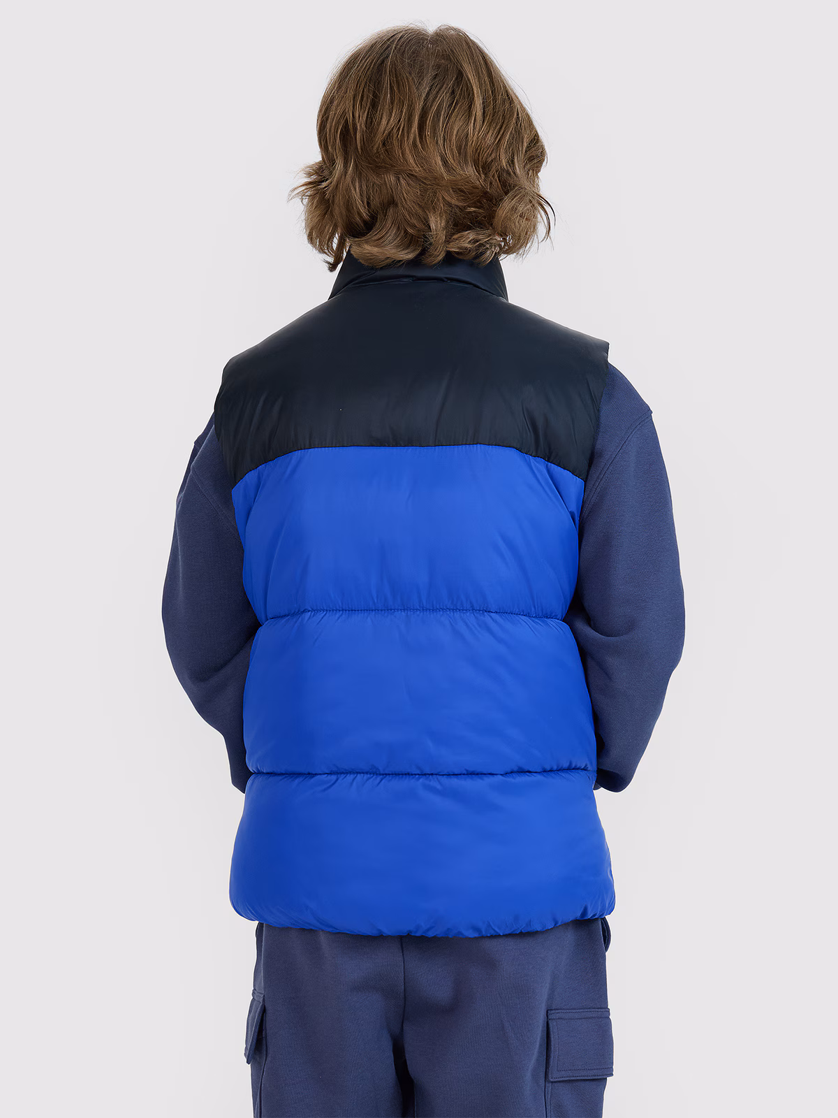 Bezrękawnik puchowy z wypełnieniem syntetycznym chłopięcy - zielony