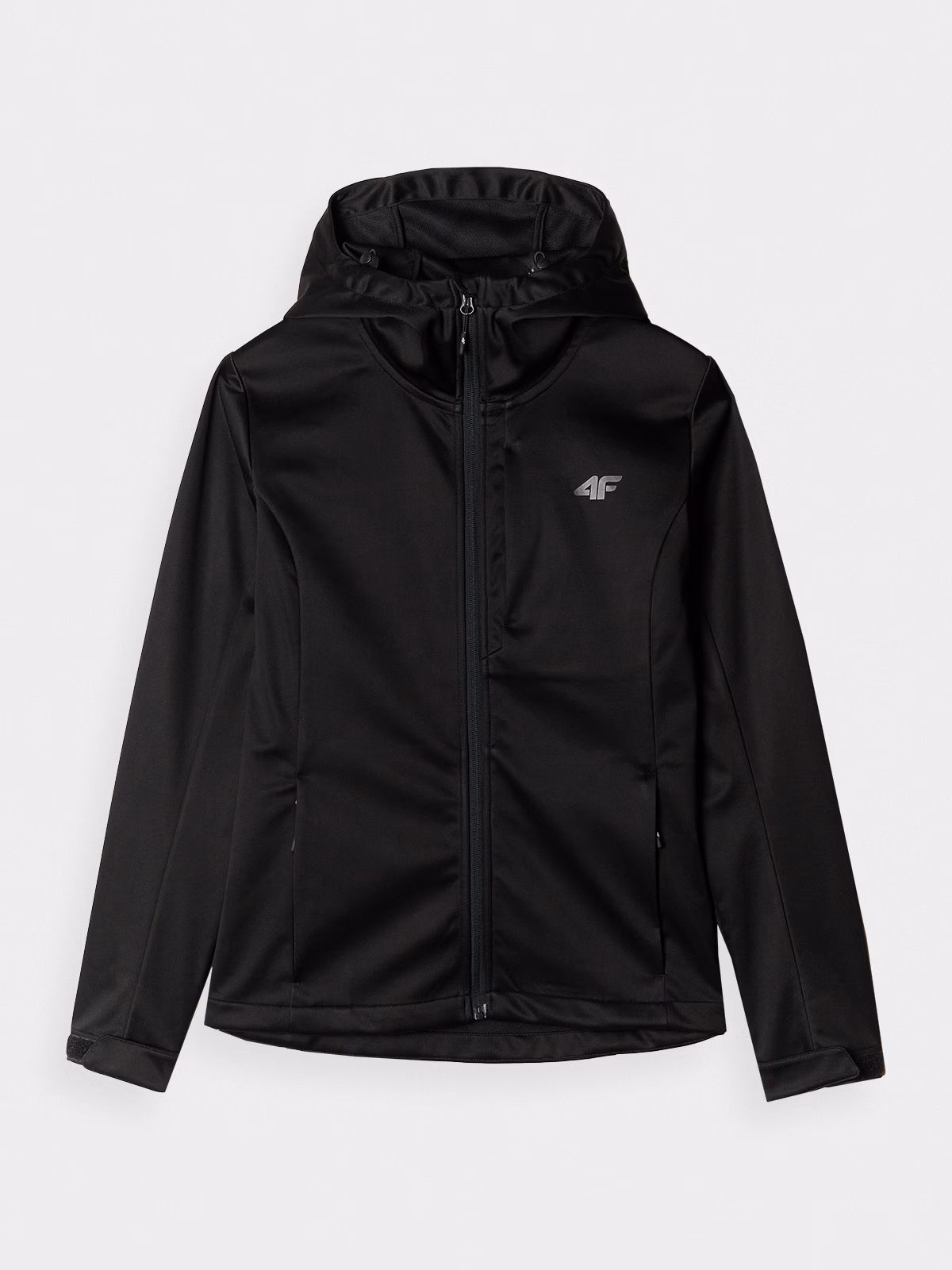 Kurtka softshell wiatroodporna membrana 8000 damska - czarna