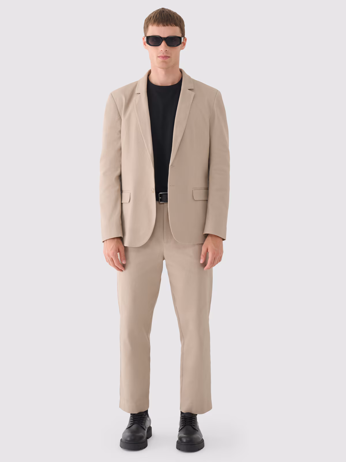 Marynarka regular męska Outhorn - beżowa