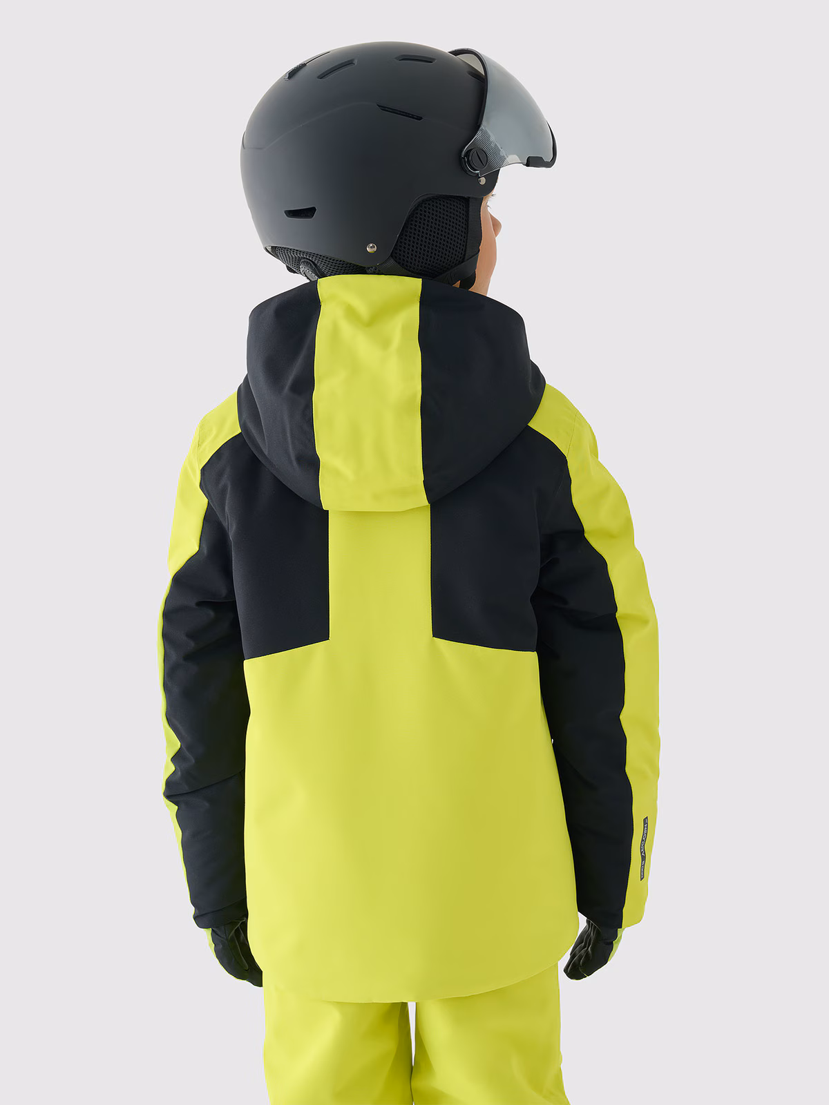 Kurtka narciarska membrana 8000 chłopięca - czarna