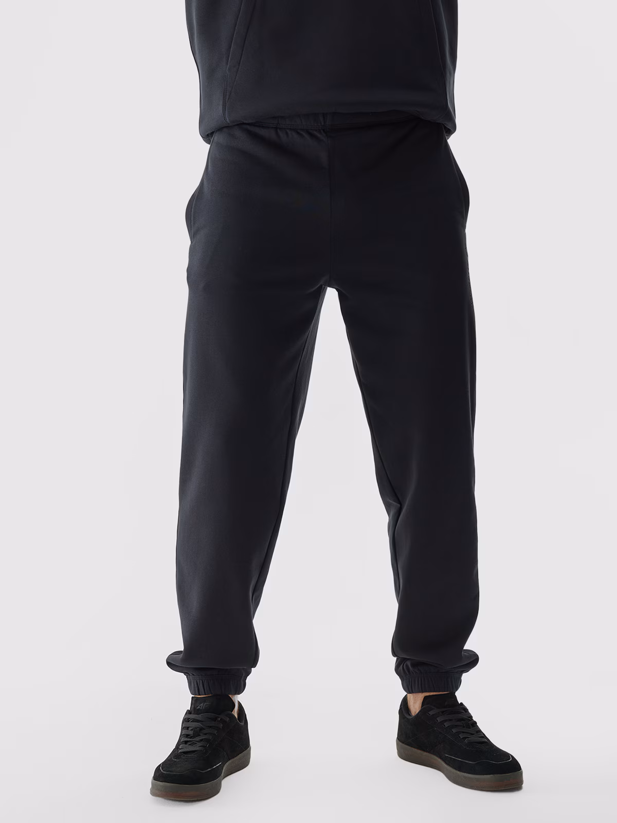 Spodnie dresowe joggery męskie - niebieskie