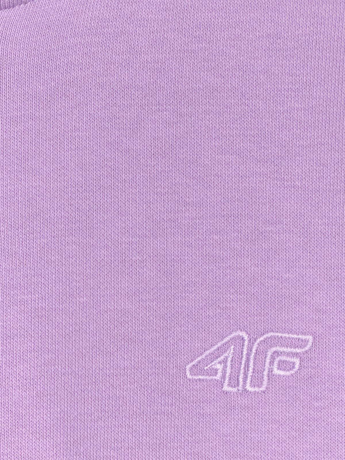 Bluza dresowa rozpinana z kapturem dziewczęca - fioletowa