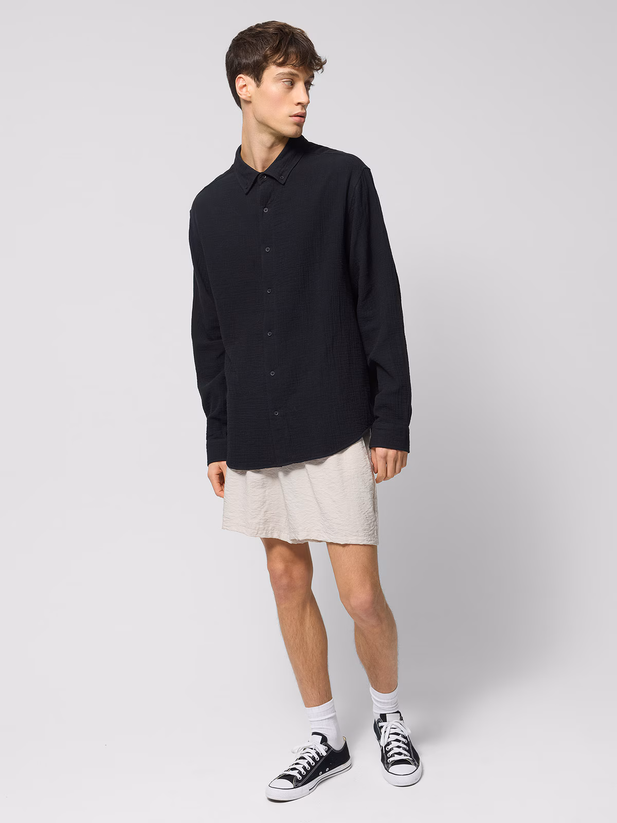 Spodenki casual męskie Outhorn - beżowe