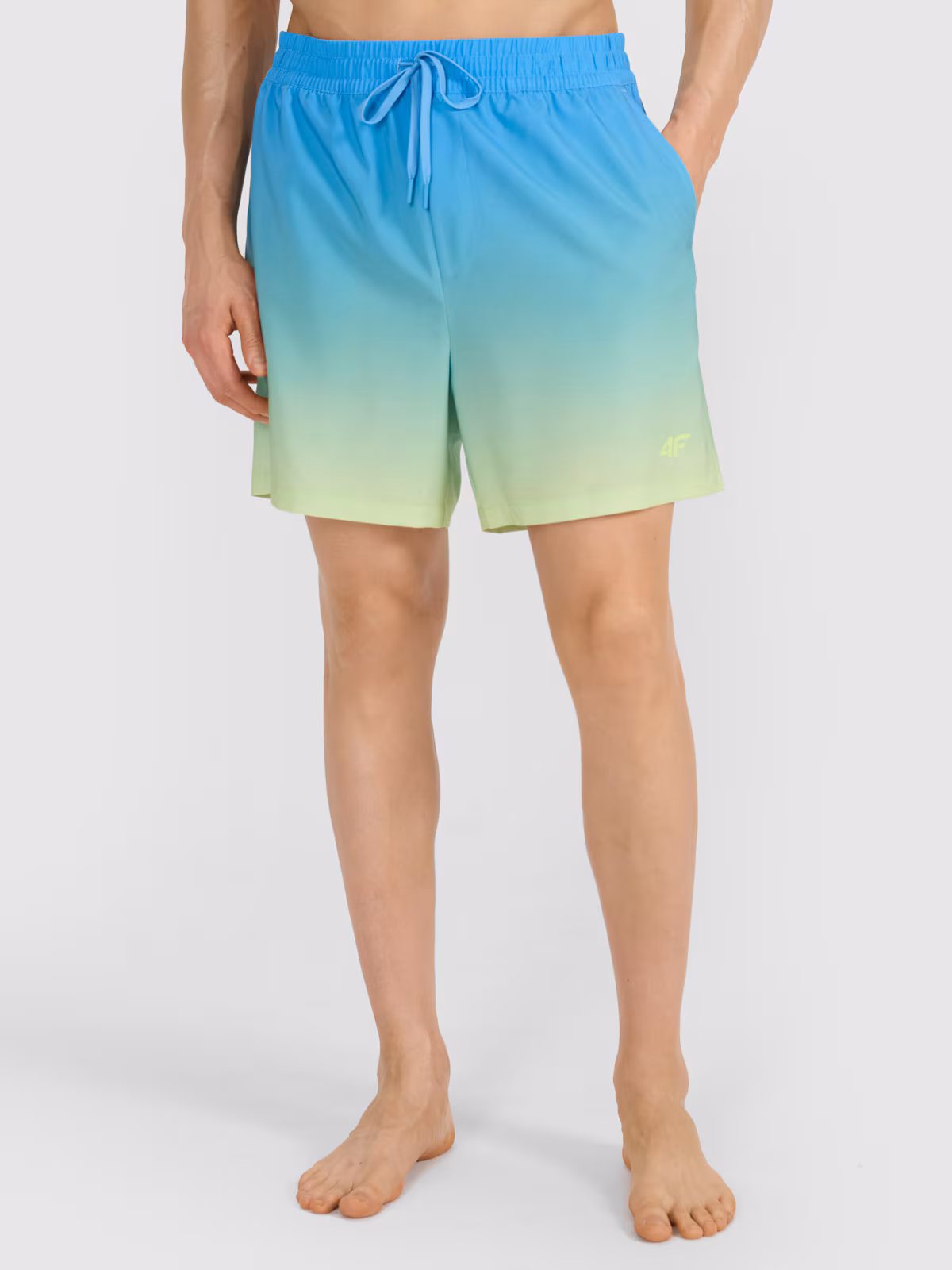 Spodenki plażowe męskie - turkusowe