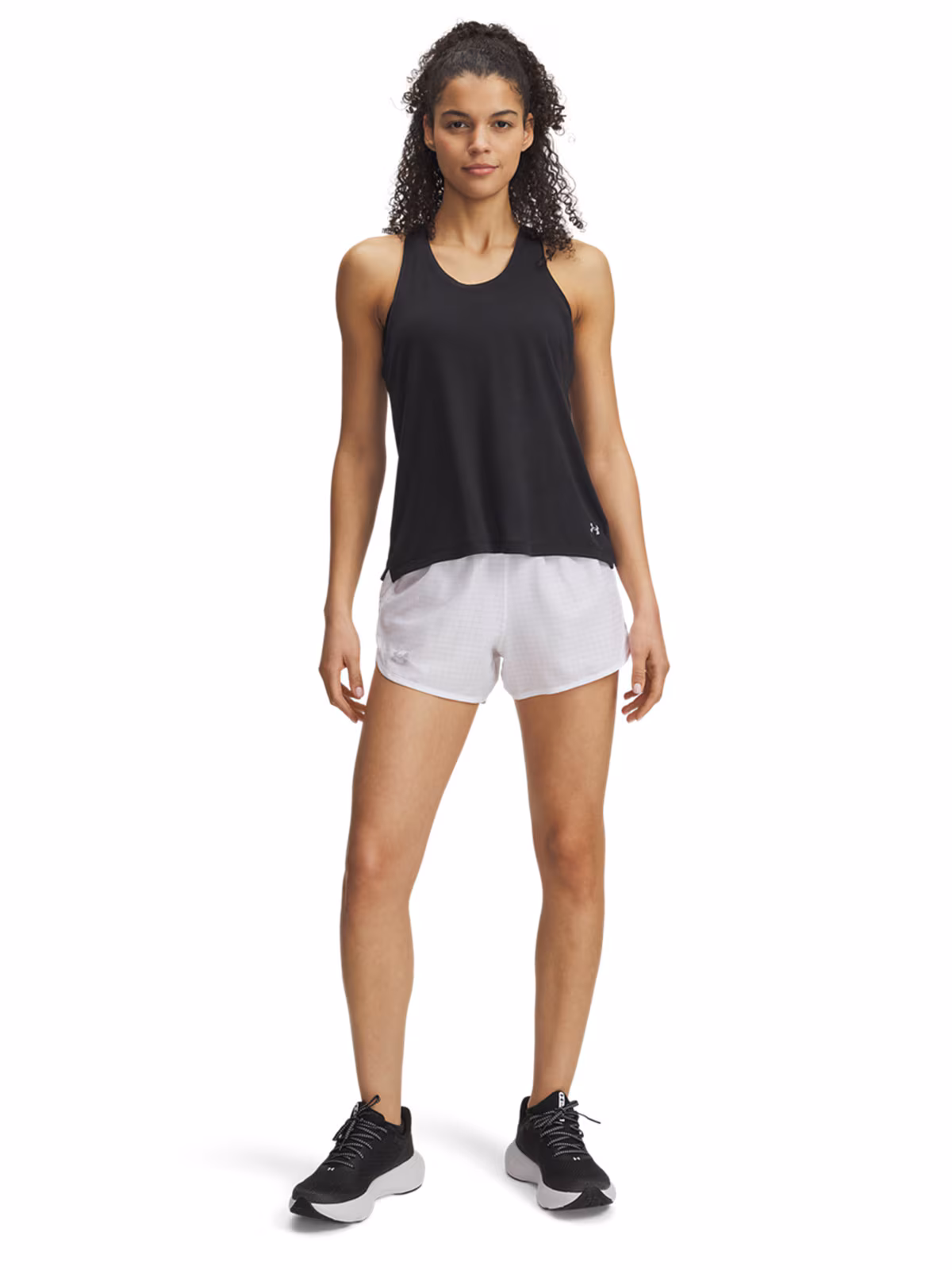 Spodenki do biegania damskie Under Armour UA Fly By 3'' Novelty Shorts - czarne