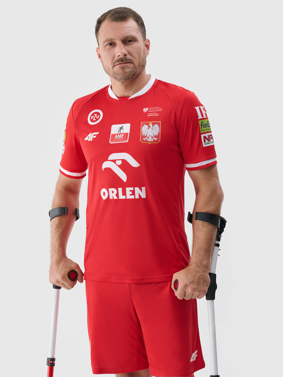 Koszulka replika domowa AMP Futbol męska - biała