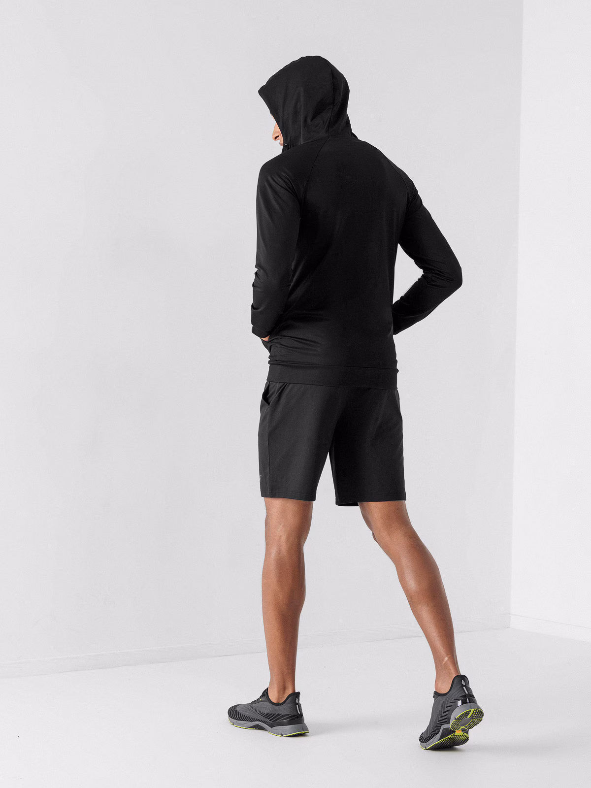 Bluza treningowa rozpinana z kapturem męska