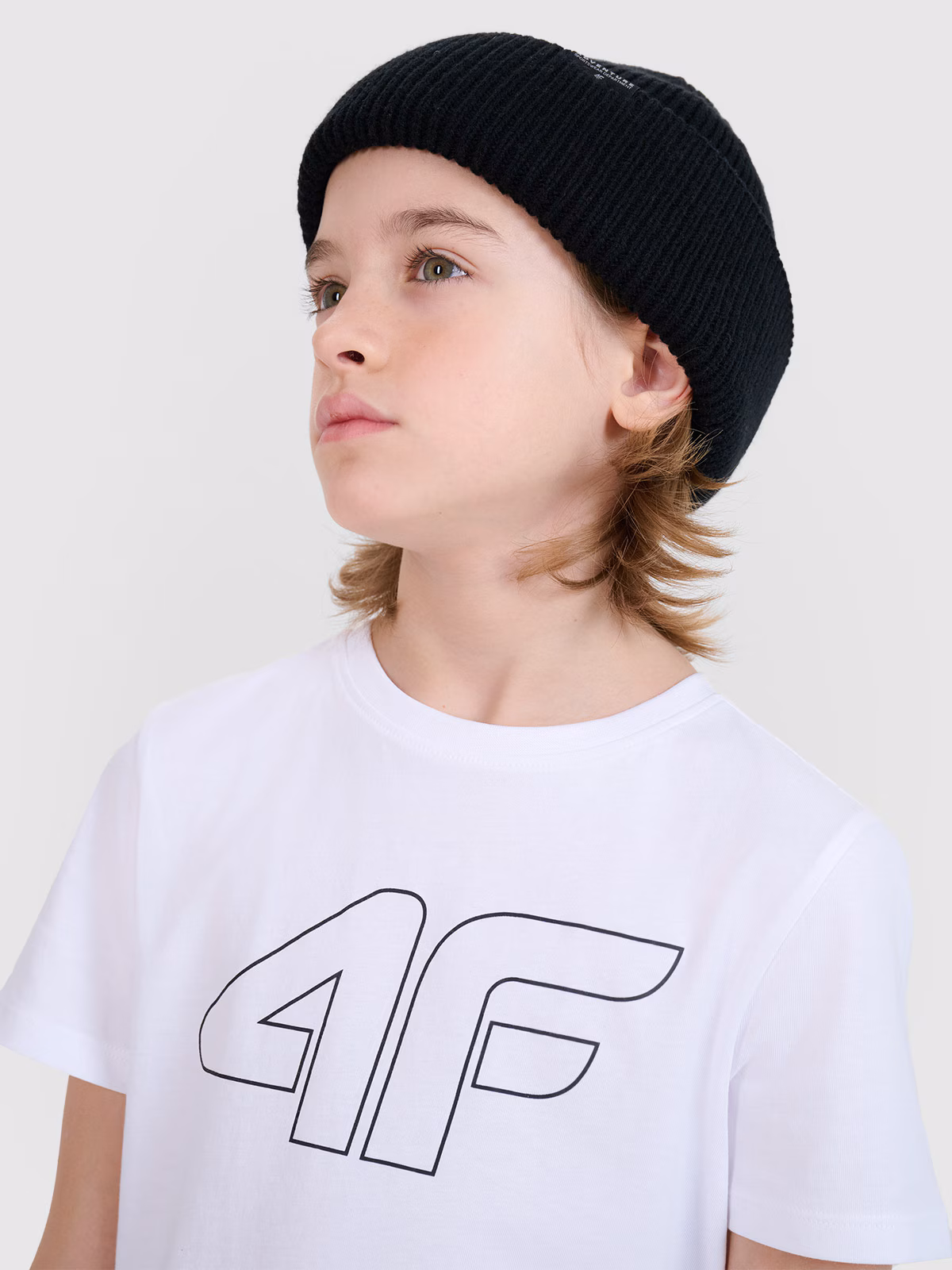 T-shirt z nadrukiem chłopięcy - turkusowy