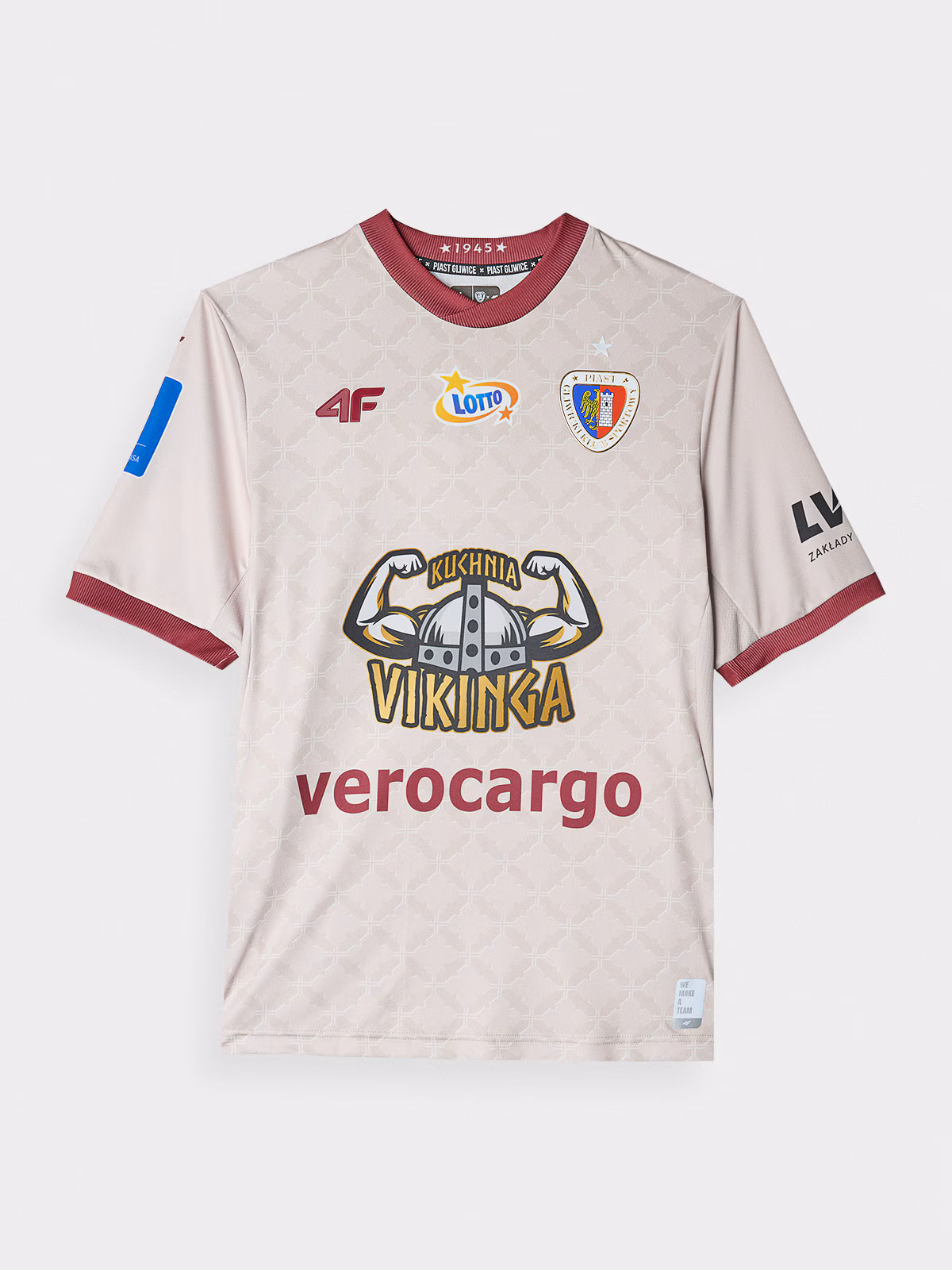 Koszulka klubowa wyjazdowa z sezonu 2024/25 męska 4F x Piast Gliwice - multikolor