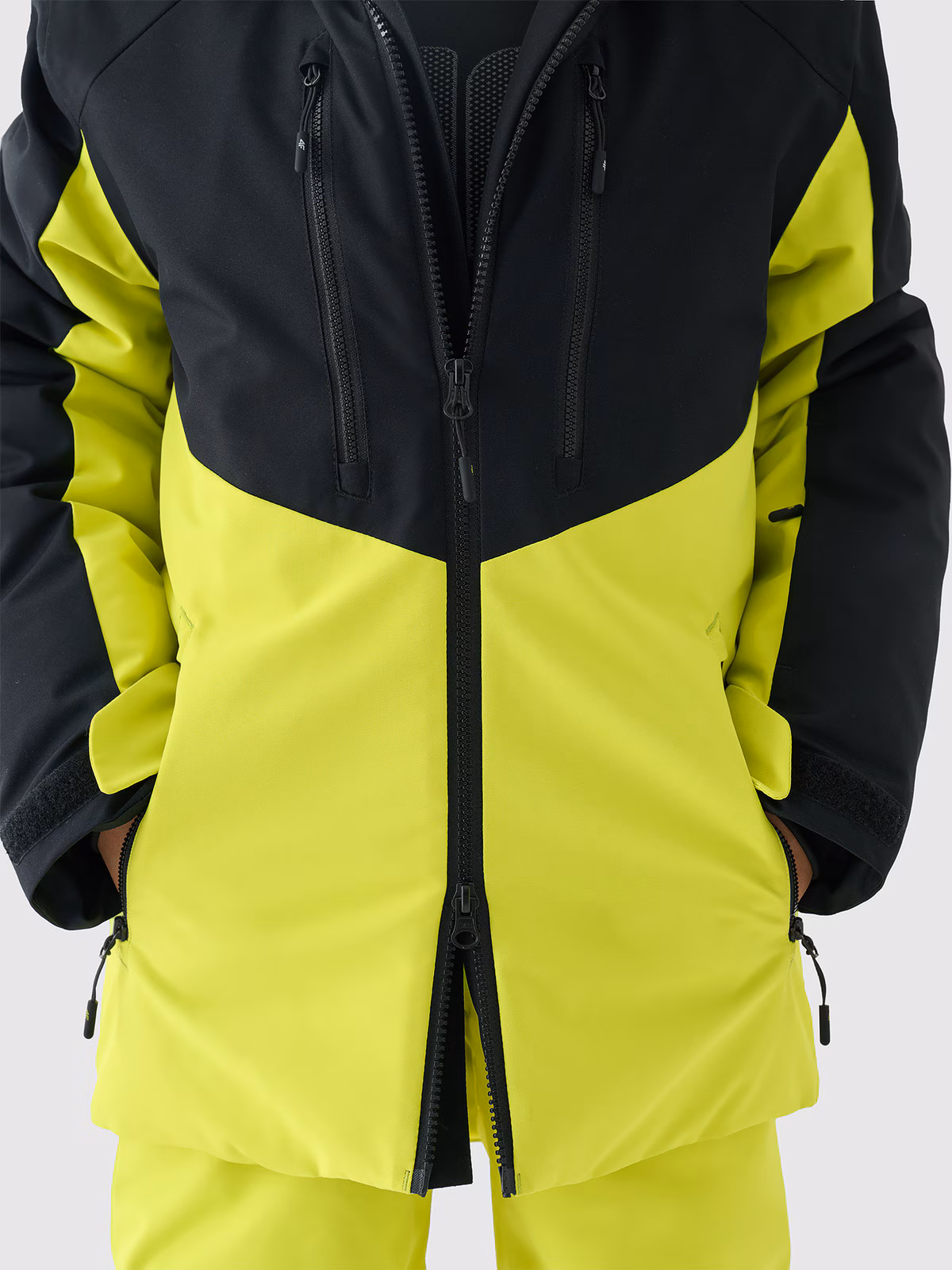 Kurtka narciarska membrana 10000 chłopięca - zielona