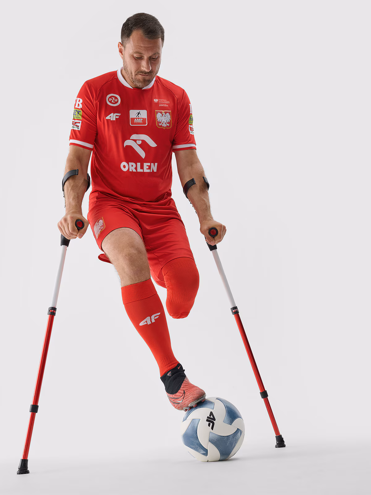 Koszulka replika domowa AMP Futbol męska - biała