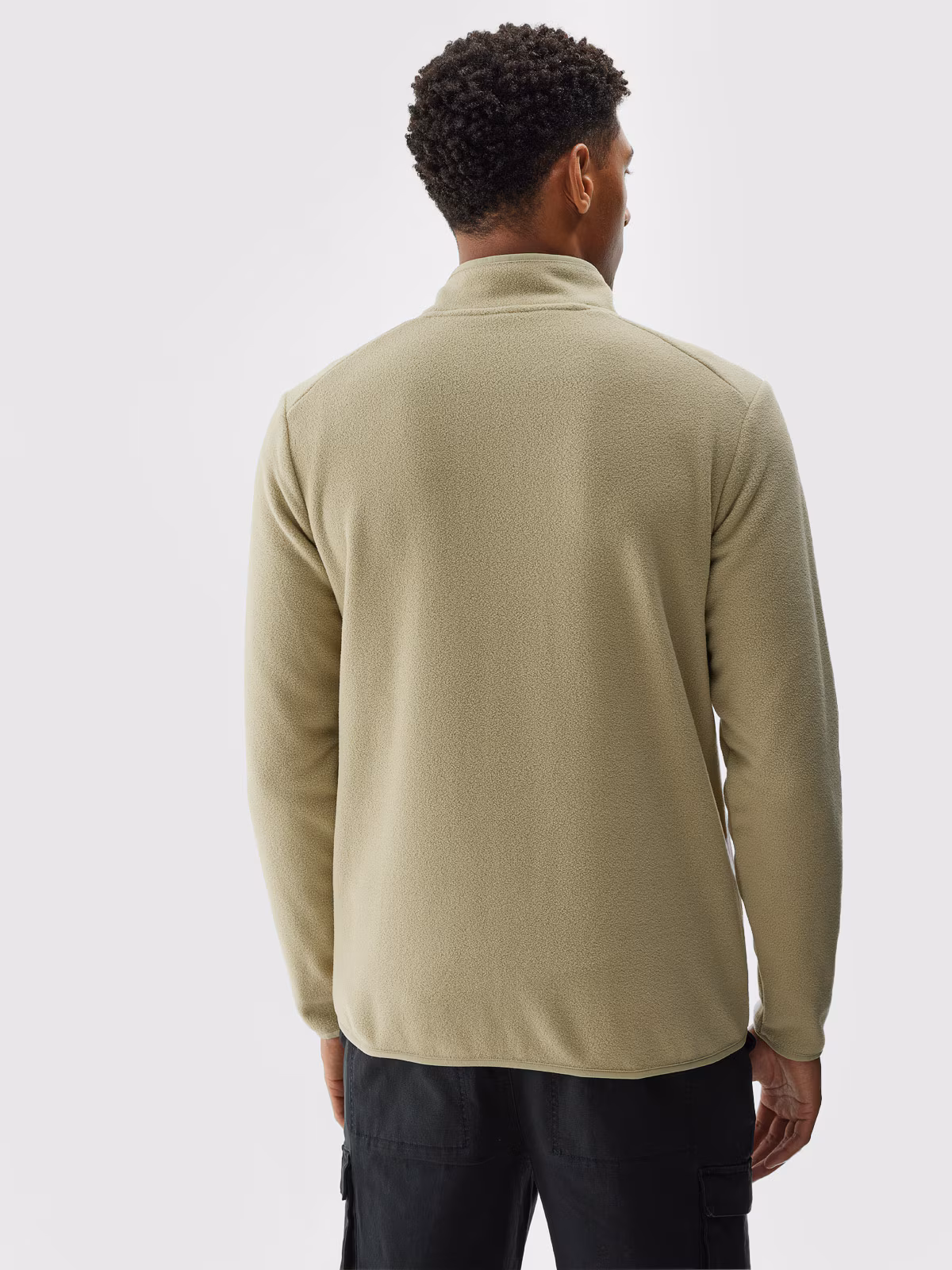 Polar ze stójką regular męski - czarny