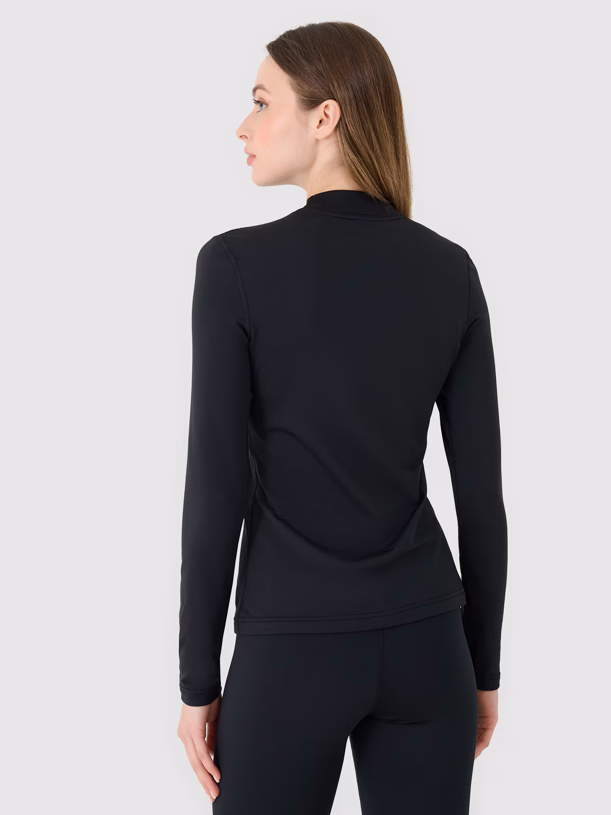 Bielizna termiczna drapana (góra) damska - czarna