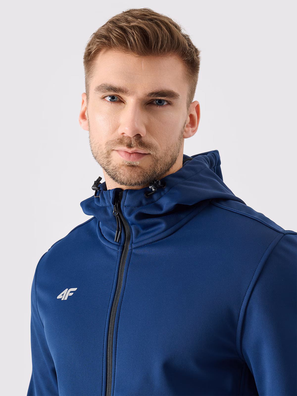 Kurtka softshell wiatroodporna membrana 5 000 męska - szara