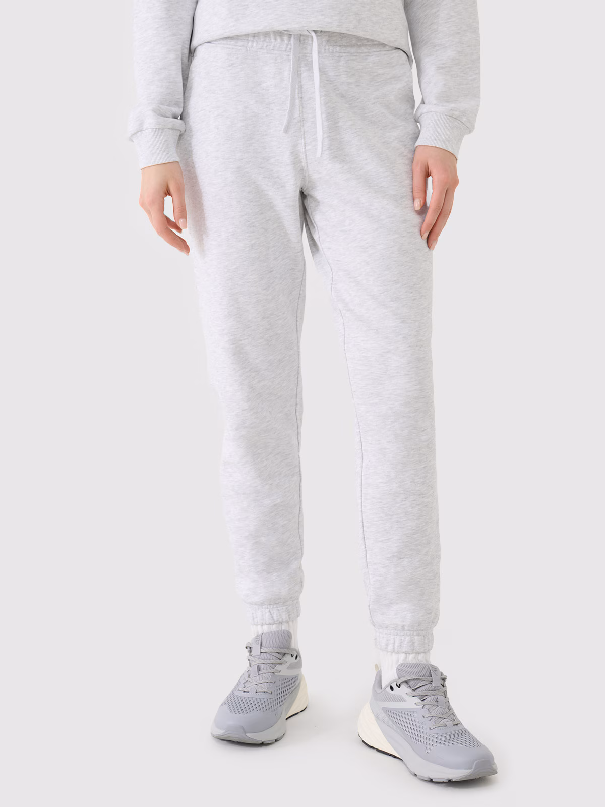 Spodnie dresowe joggery damskie - granatowe