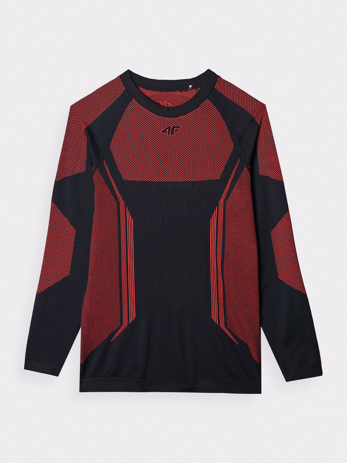 Bielizna termoaktywna bezszwowa (góra) męska - czerwona