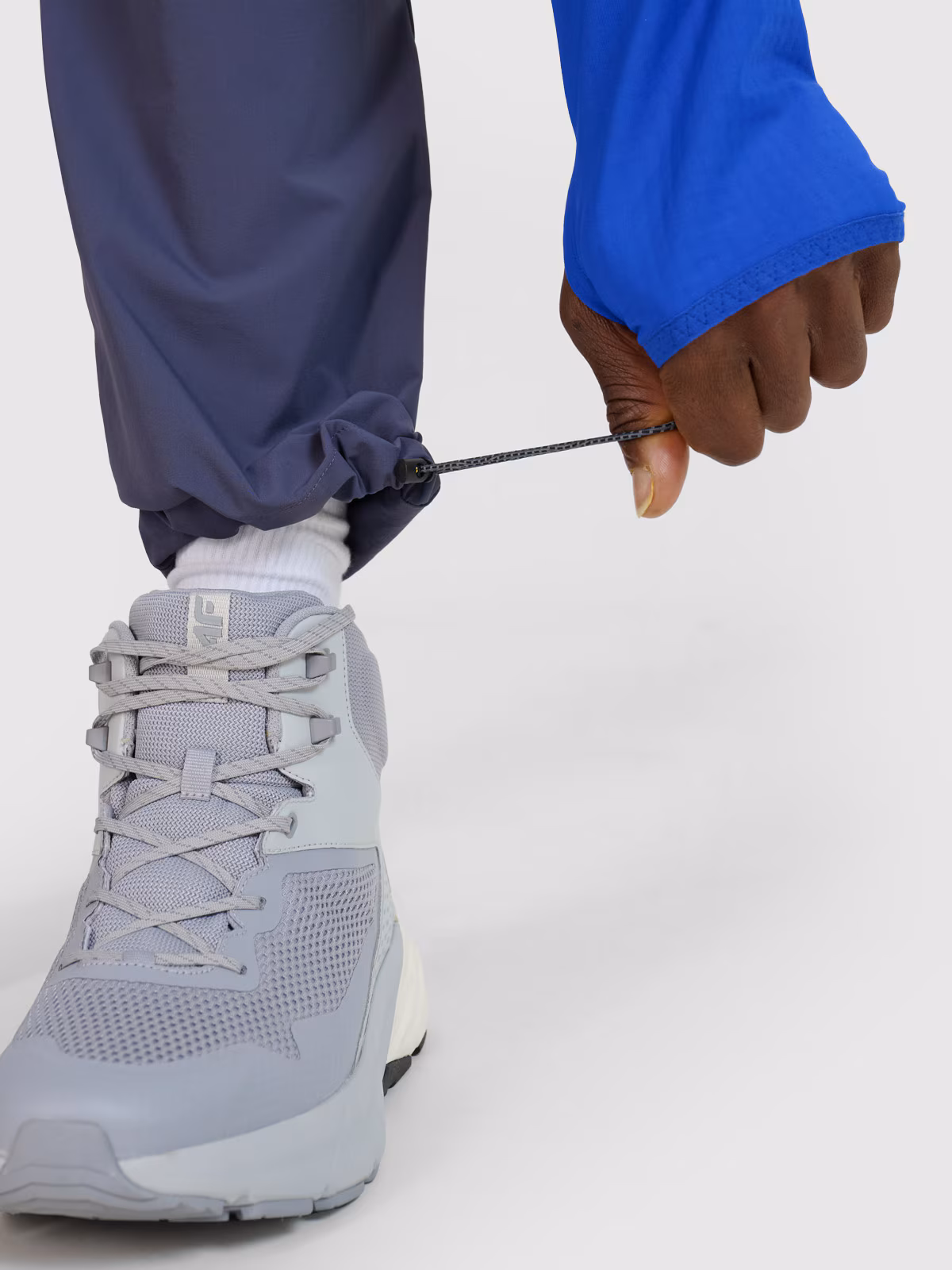 Spodnie trekkingowe szybkoschnące męskie - szare