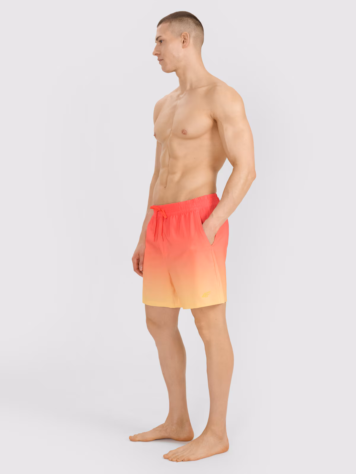 Spodenki plażowe męskie - turkusowe