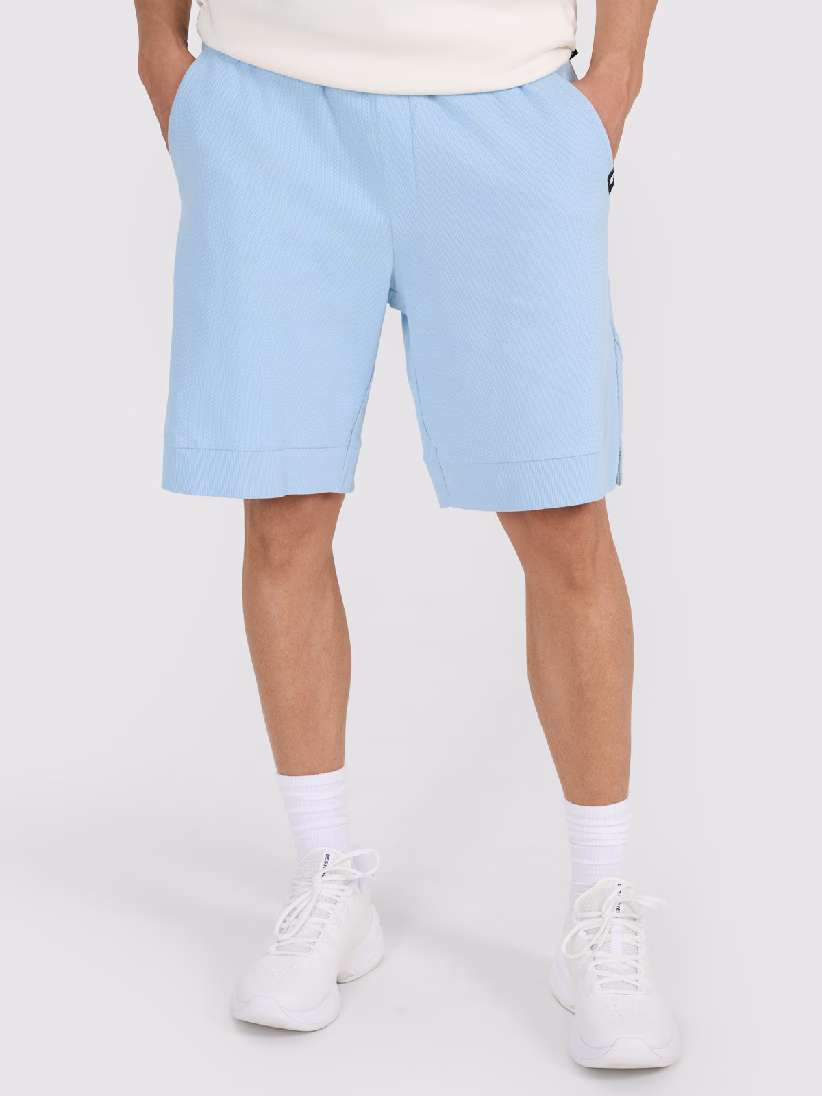 Spodenki dresowe męskie - niebieskie