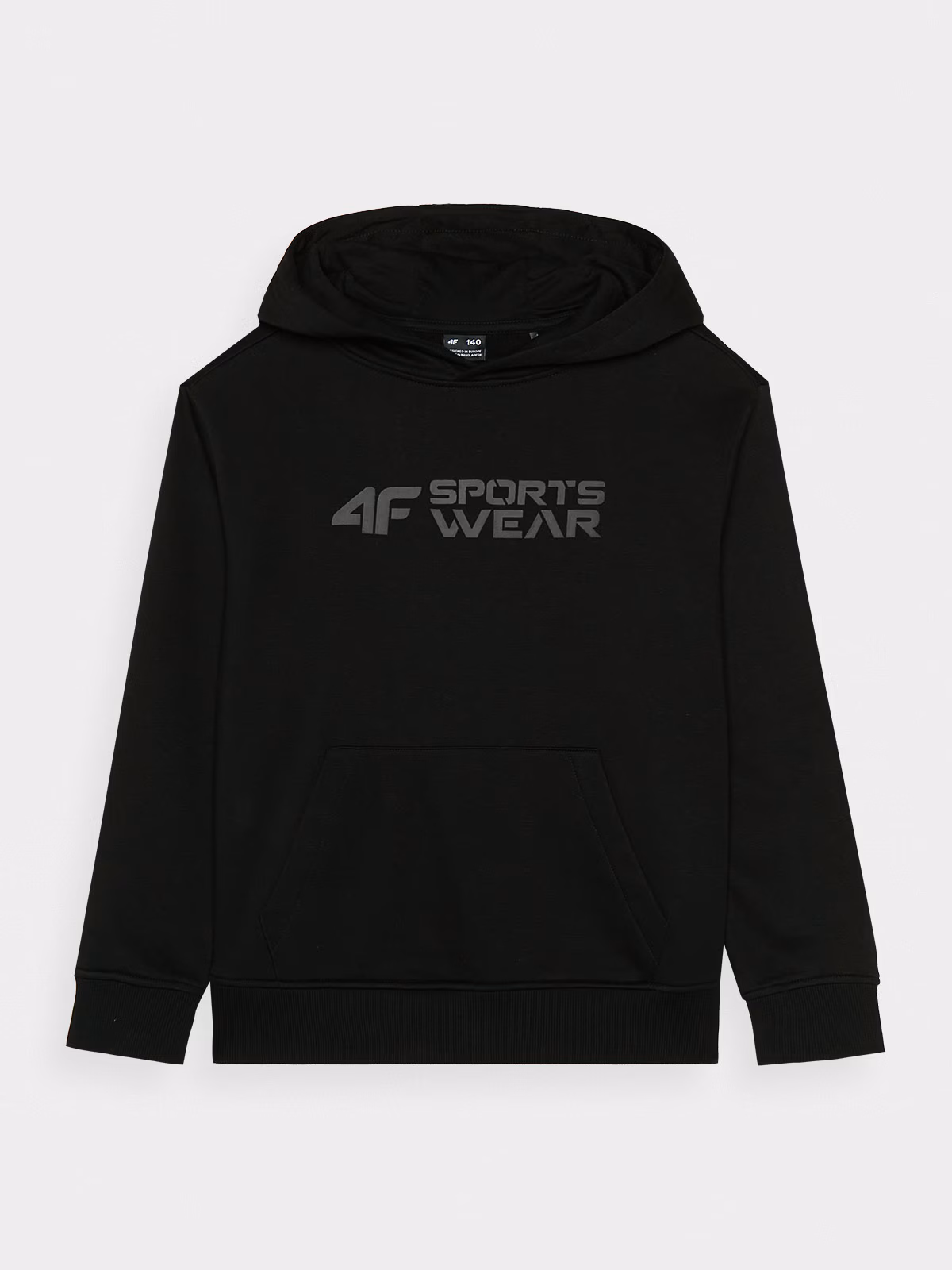 Bluza dresowa nierozpinana z kapturem chłopięca - niebieska