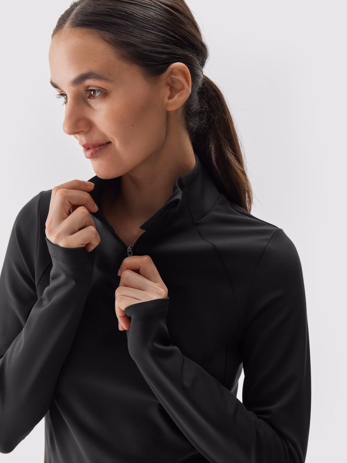 Bielizna termiczna drapana (góra) damska - niebieska