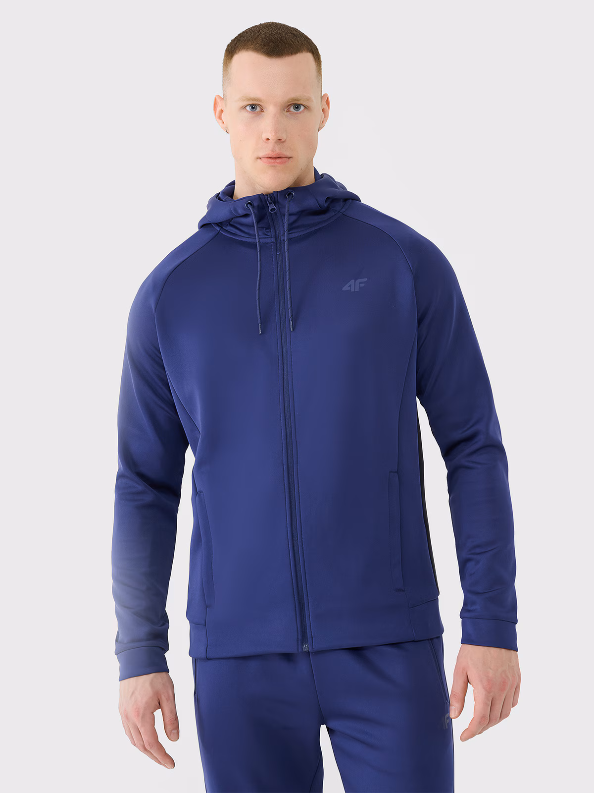 Bluza treningowa szybkoschnąca męska - czarna