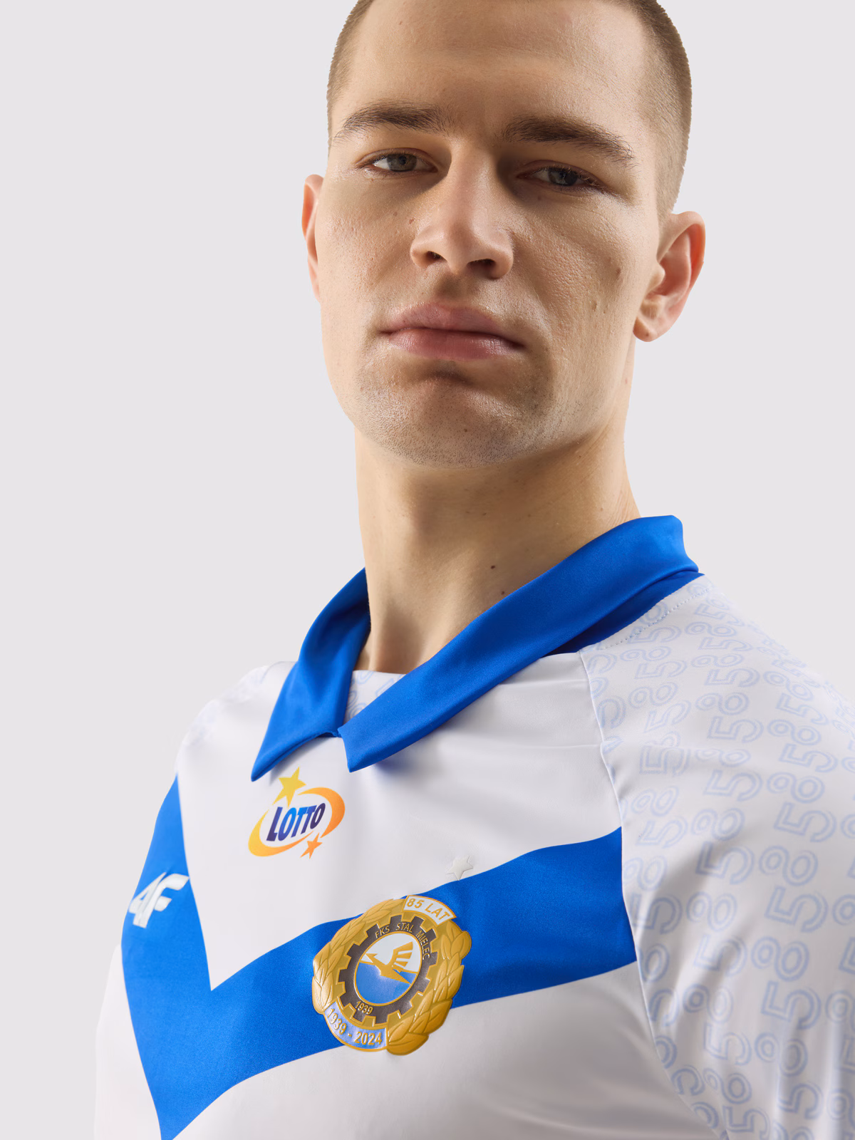 Koszulka klubowa retro z sezonu 2022/23 oraz 2023/24 męska 4F x Stal Mielec - biała