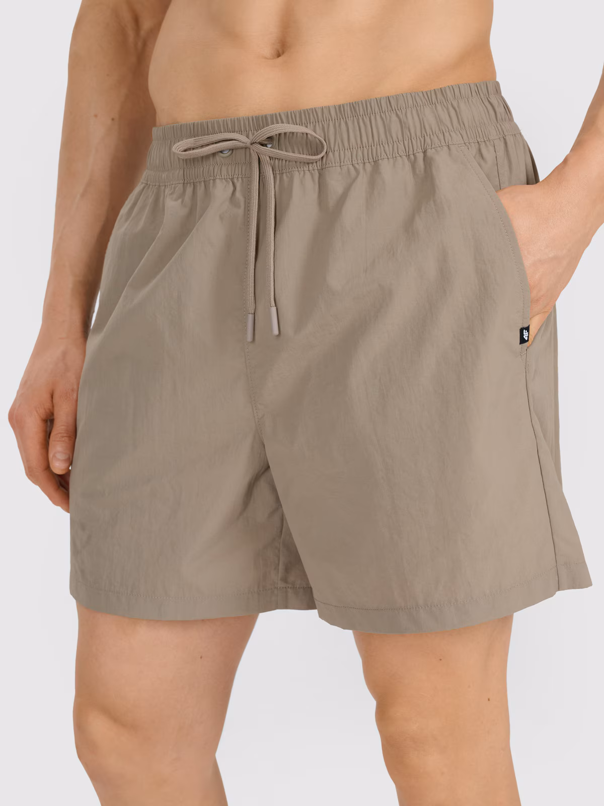 Spodenki plażowe boardshorty męskie - khaki