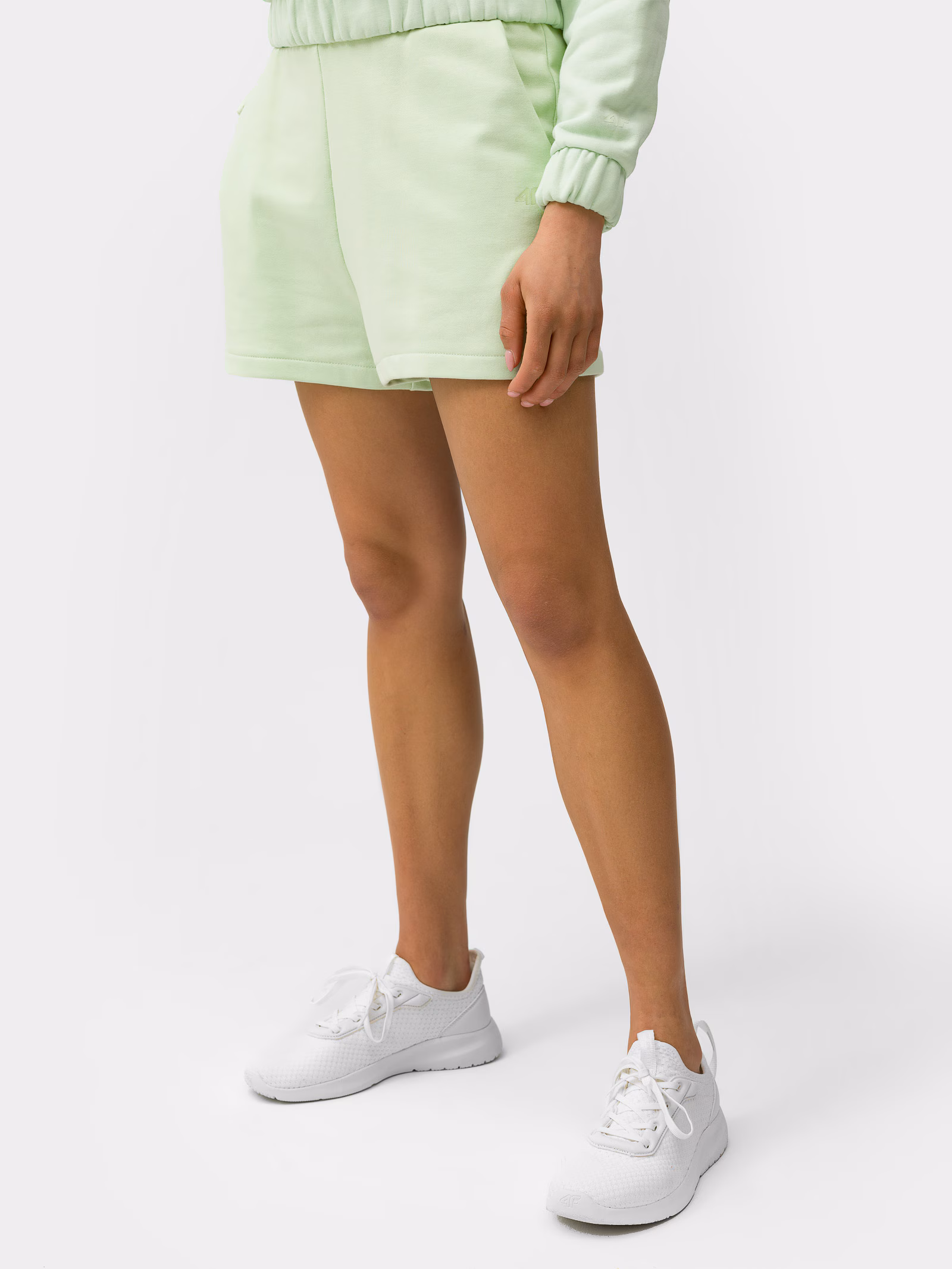 Spodenki dresowe z dodatkiem bawełny organicznej damskie