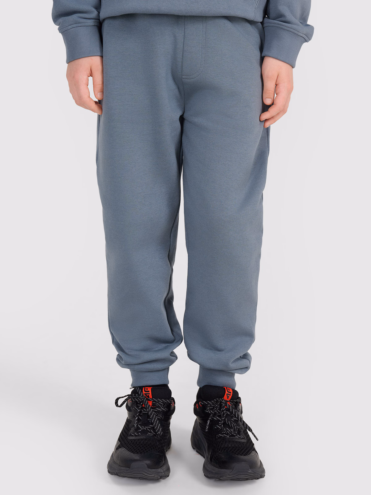 Spodnie dresowe joggery chłopięce - czarne