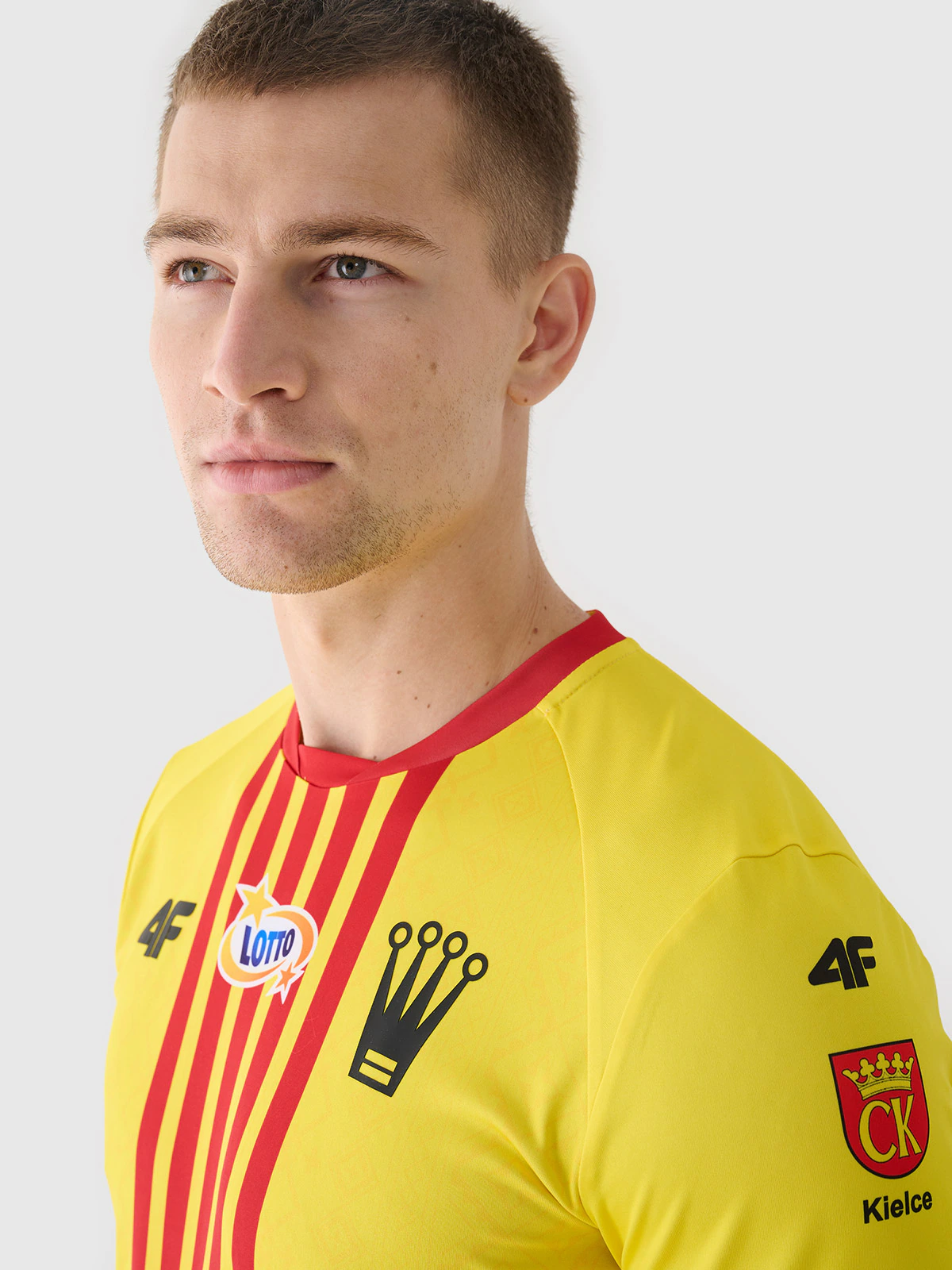 Koszulka klubowa domowa z sezonu 2024/25 męska 4F x Korona Kielce - multikolor