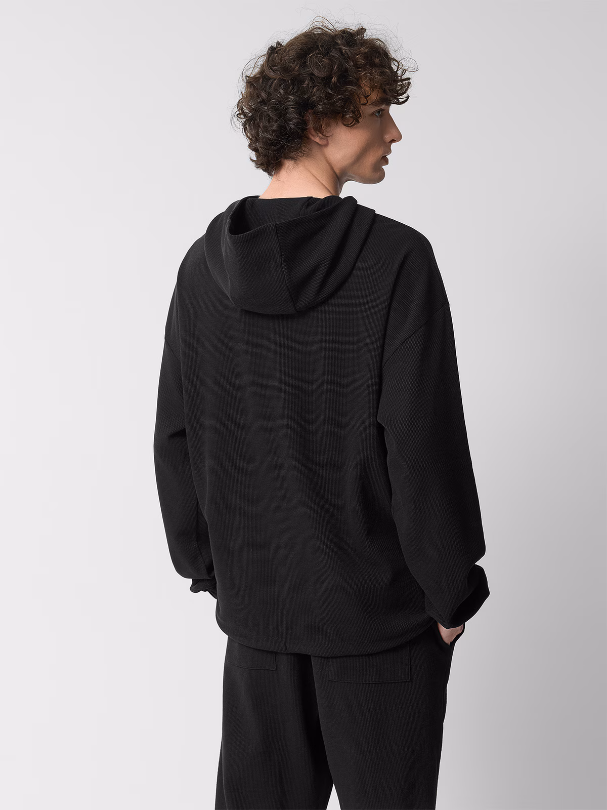 Bluza dresowa nierozpinana z kapturem męska Outhorn - beżowa