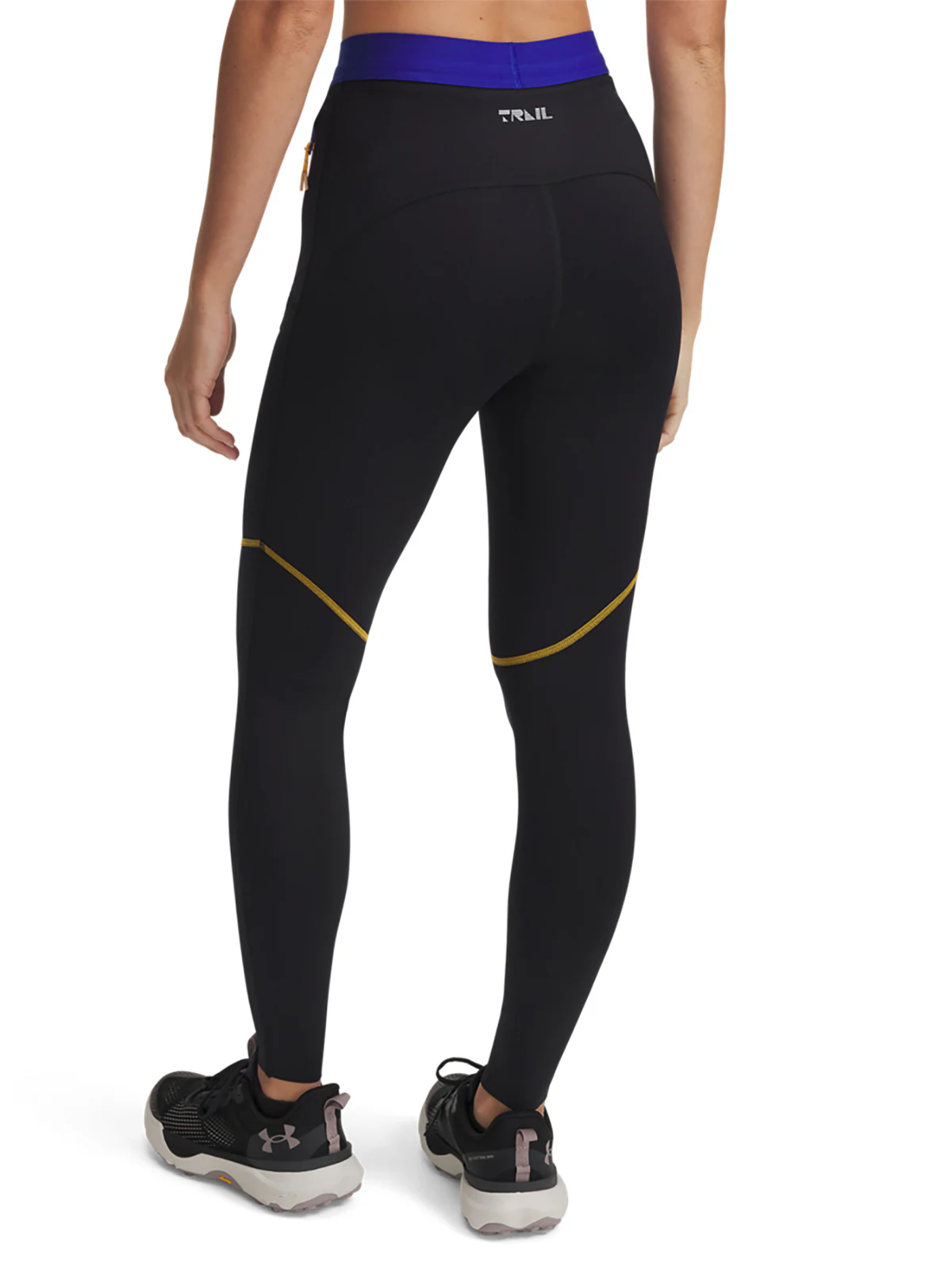 Legginsy do biegania damskie Under Armour UA Trail Run Tight - czarne