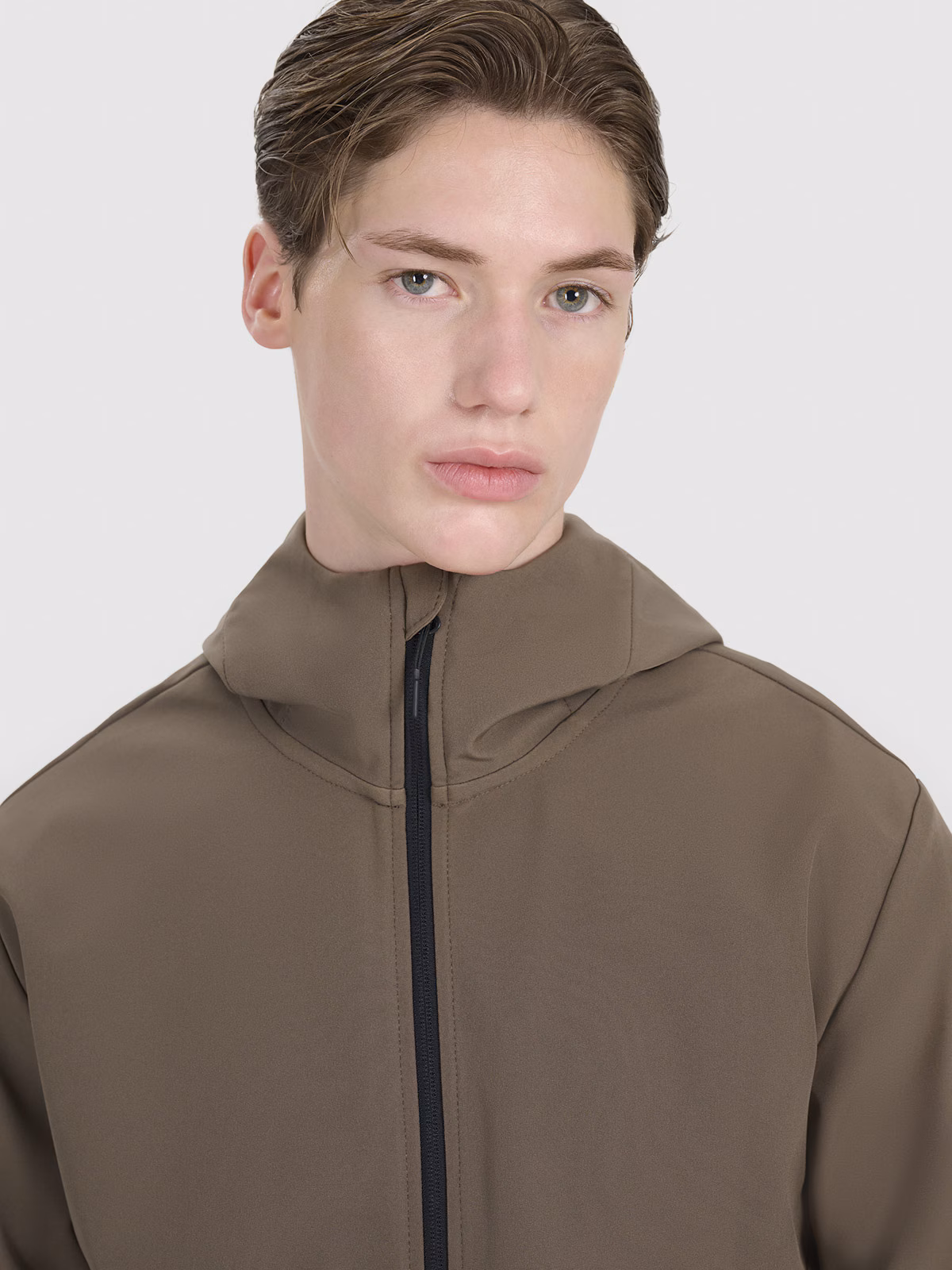 Kurtka softshell wiatroodporna membrana 5000 męska - czarna