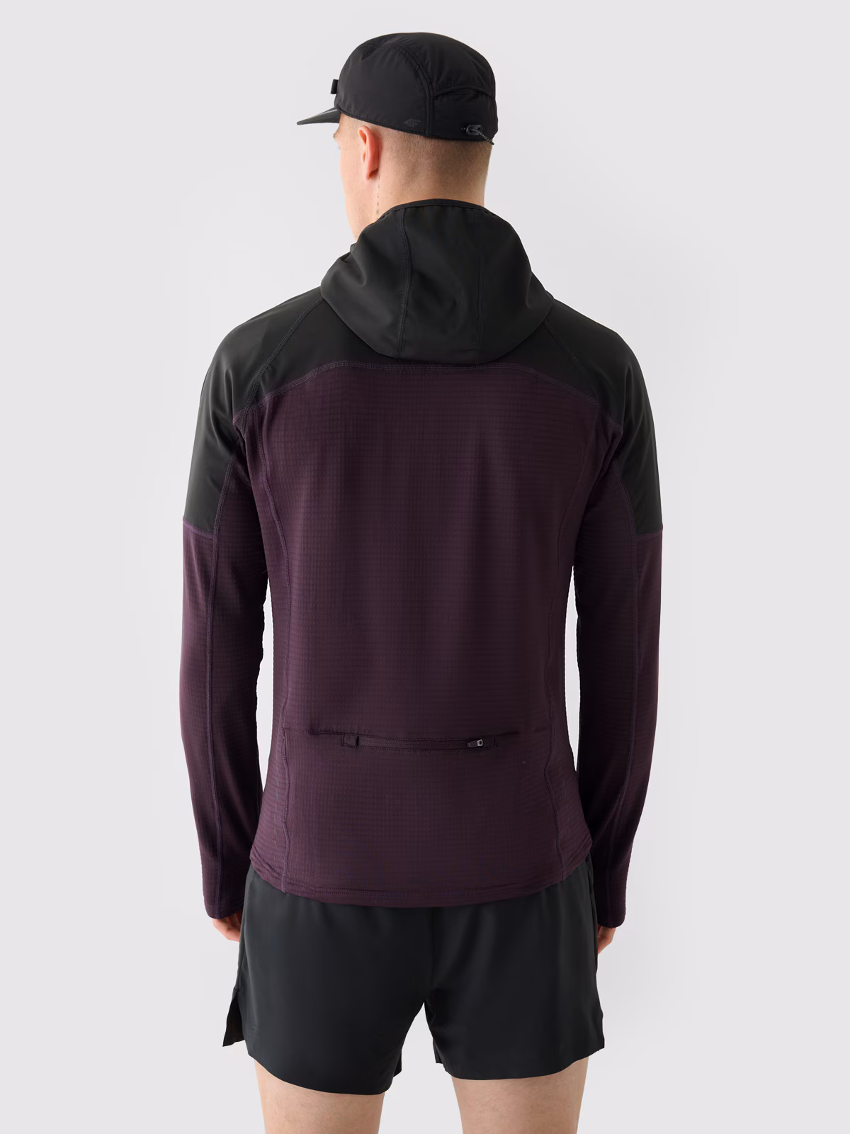 Bluza do biegania szybkoschnąca męska - fioletowa