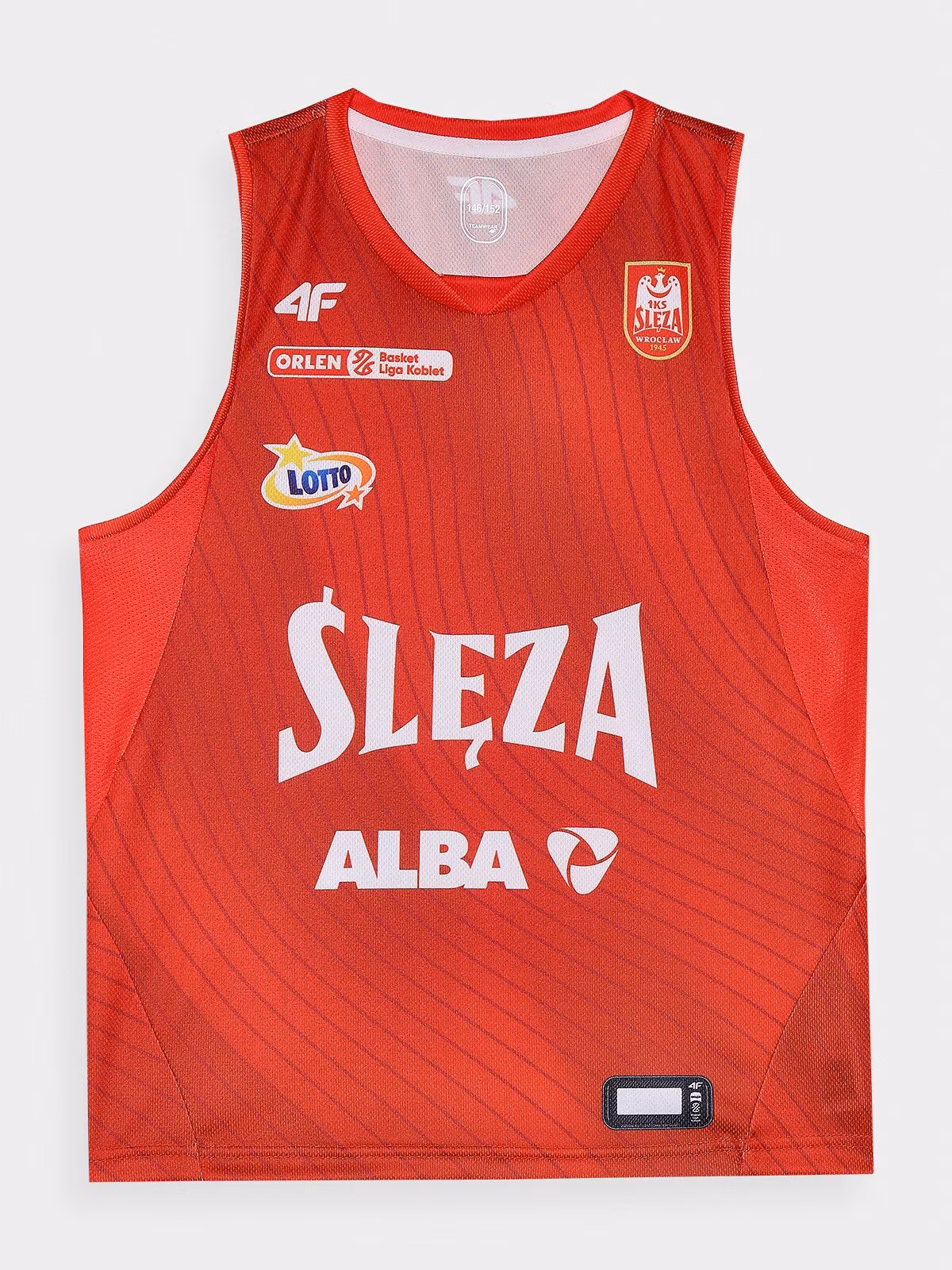 Tank top replika domowy z sezonu 2023/24 dziecięcy 4F x 1KS Ślęza Wrocław - multikolor
