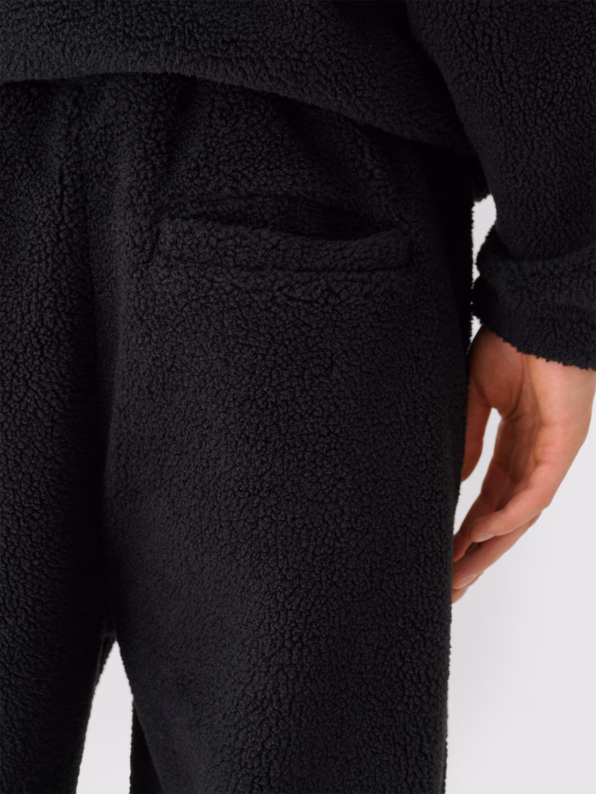 Spodnie sherpa joggery męskie Outhorn - granatowe