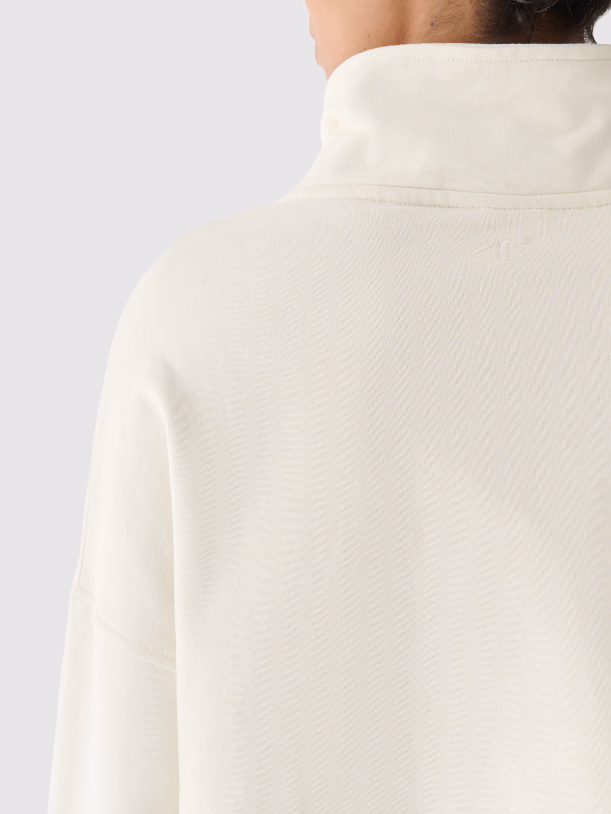 Bluza dresowa bez kaptura damska 4F x Anna Lewandowska - fioletowa