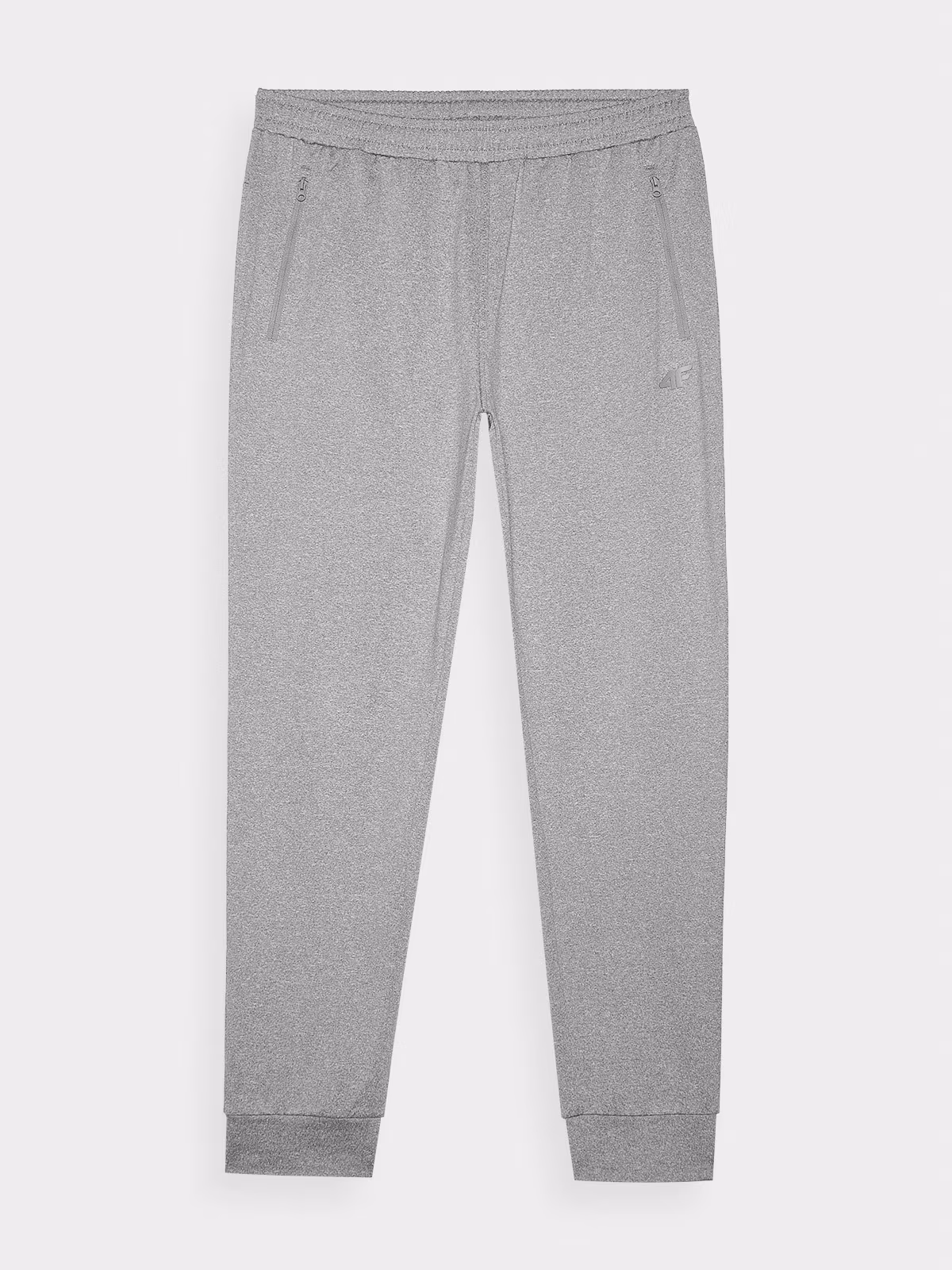 Spodnie treningowe szybkoschnące męskie - chłodny jasny szary