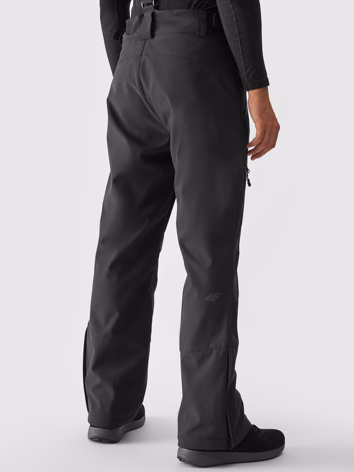 Spodnie narciarskie membrana 10000 męskie - czarne