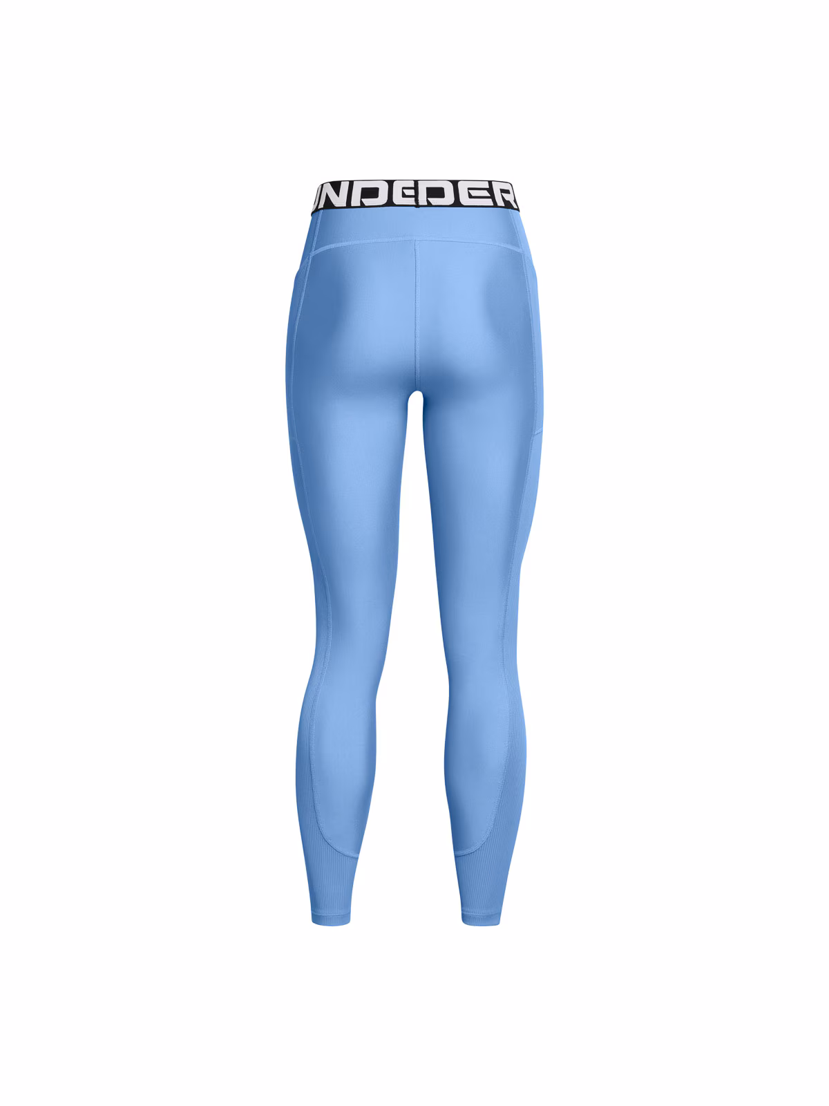 Legginsy treningowe damskie Under Armour Heatgear Rib Legging - niebieskie