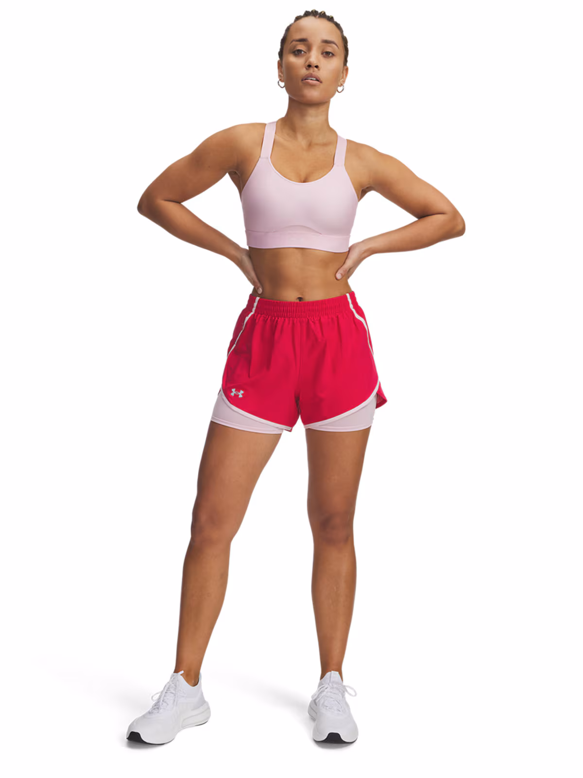 Spodenki do biegania damskie Under Armour UA Fly By 2in1 Short - czarne