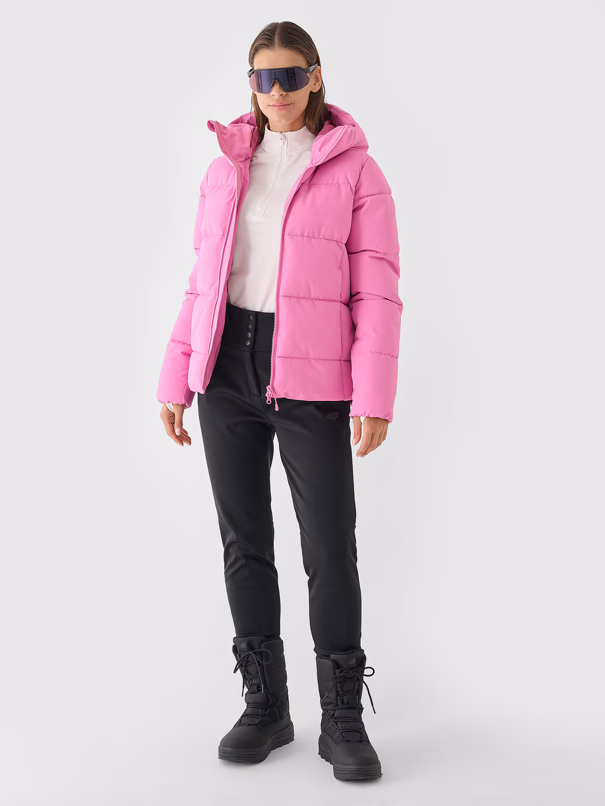 Spodnie skiturowe softshell membrana 5000 damskie - czarne