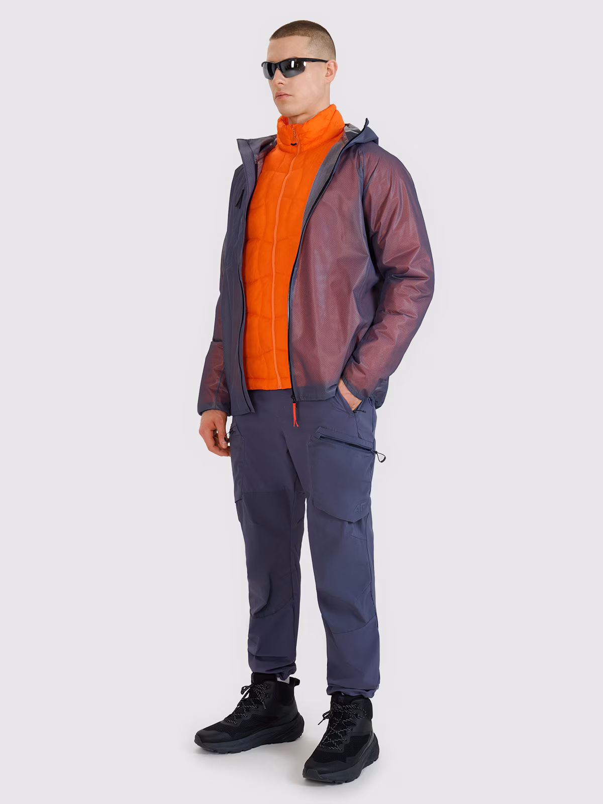 Kurtka 4FPRO wodoodporna membrana 15000 męska - szara