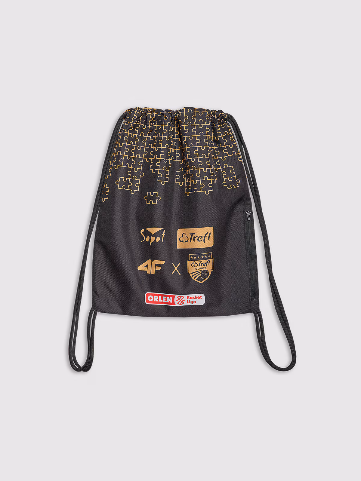 Plecak-worek 4F x PLK - Trefl Sopot 24/25 - czarny