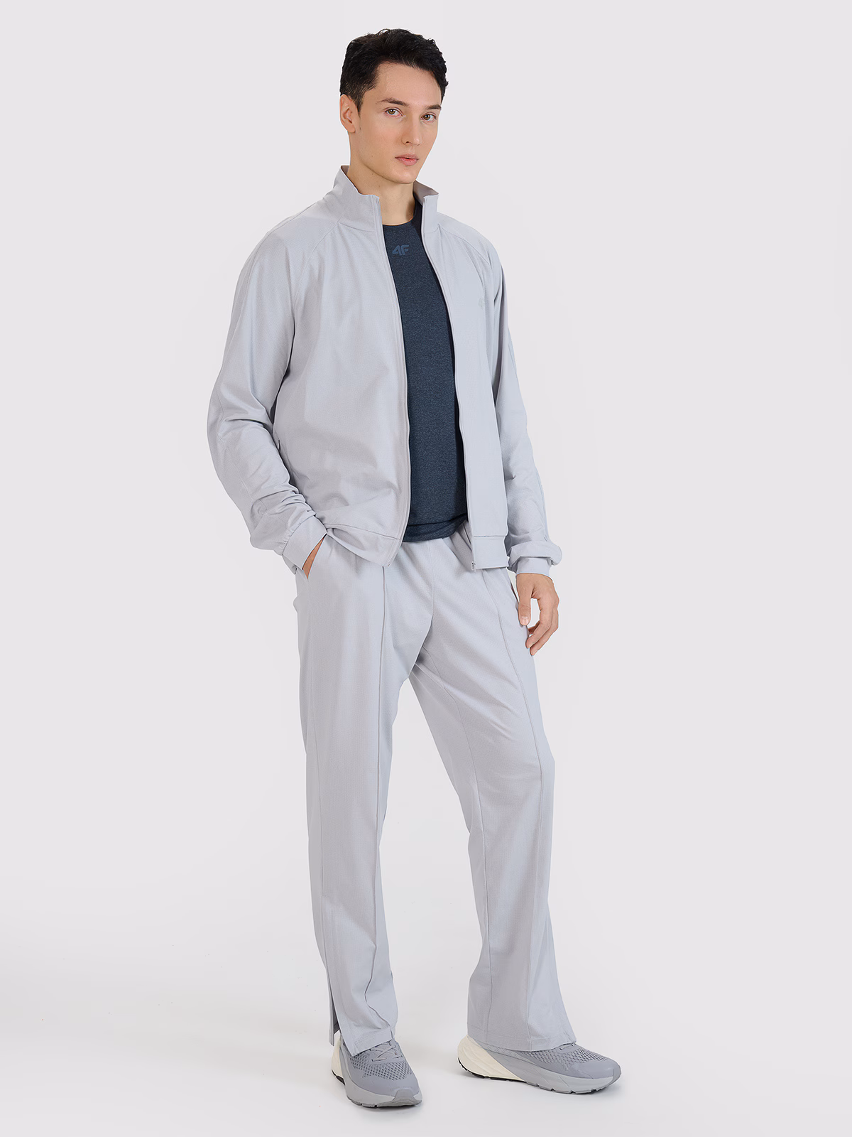 Spodnie treningowe szybkoschnące męskie - czarne