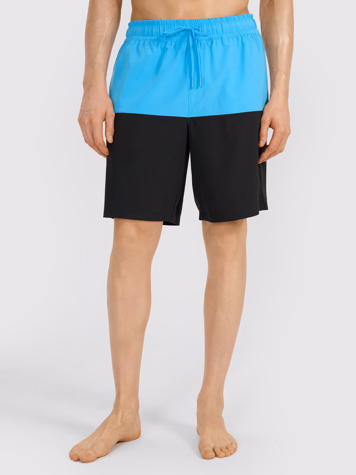 Spodenki plażowe męskie - niebieskie