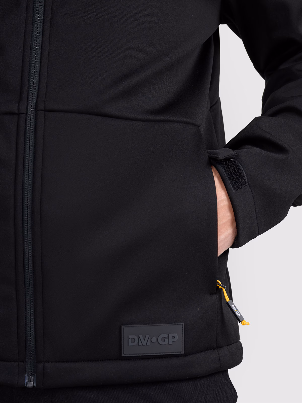 Kurtka softshell wiatroodporna membrana 5000 uniseks 4F x Drift Masters - czarna