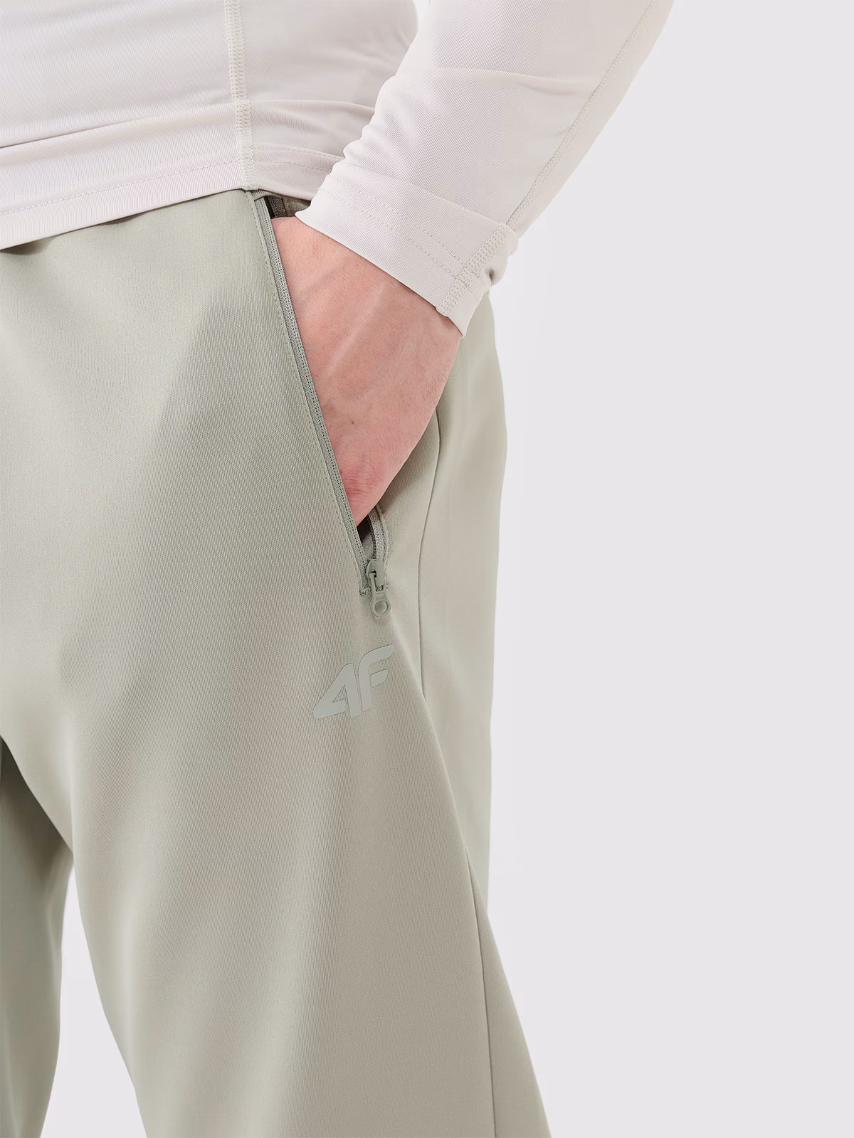 Spodnie treningowe szybkoschnące męskie - czarne